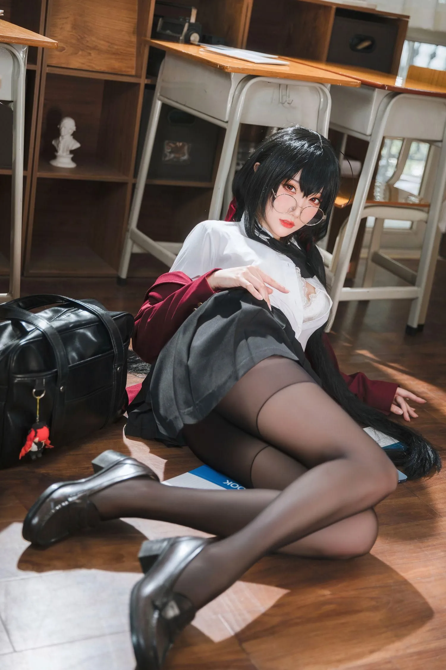 瓜希酱 NO.047 大凤JK [30P]插图8