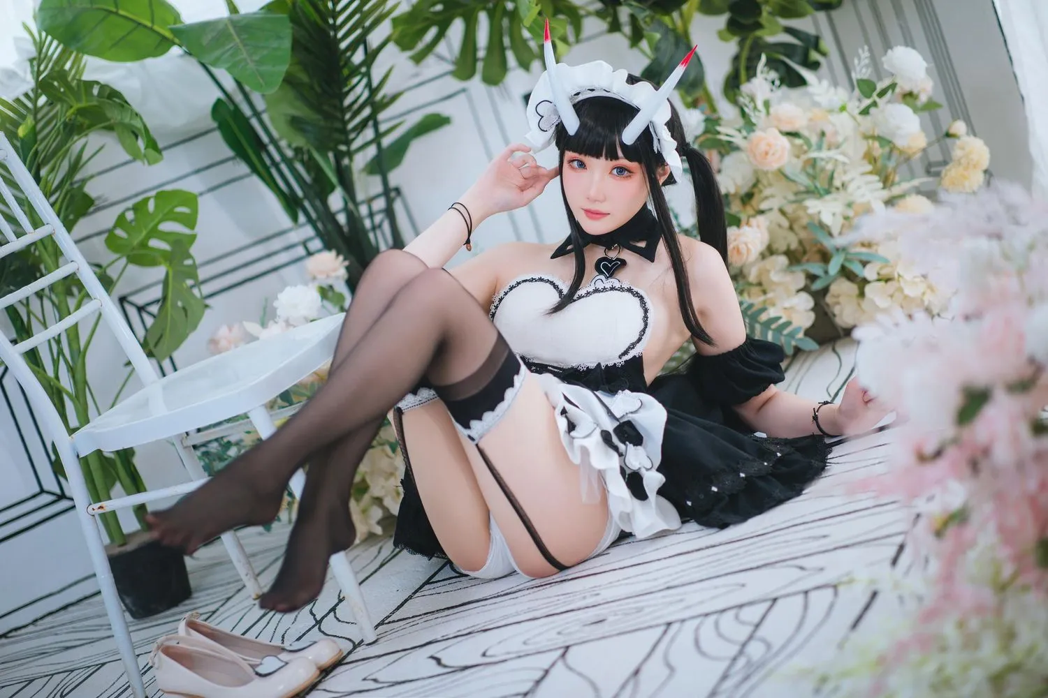 瓜希酱 NO.048 能代女仆 [22P]插图5