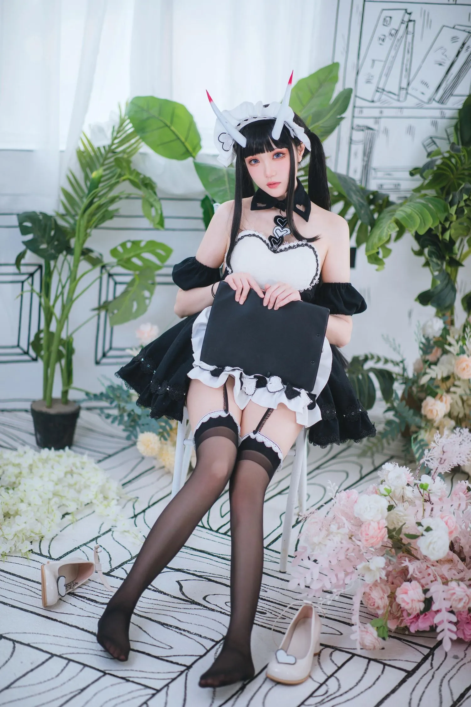 瓜希酱 NO.048 能代女仆 [22P]插图6