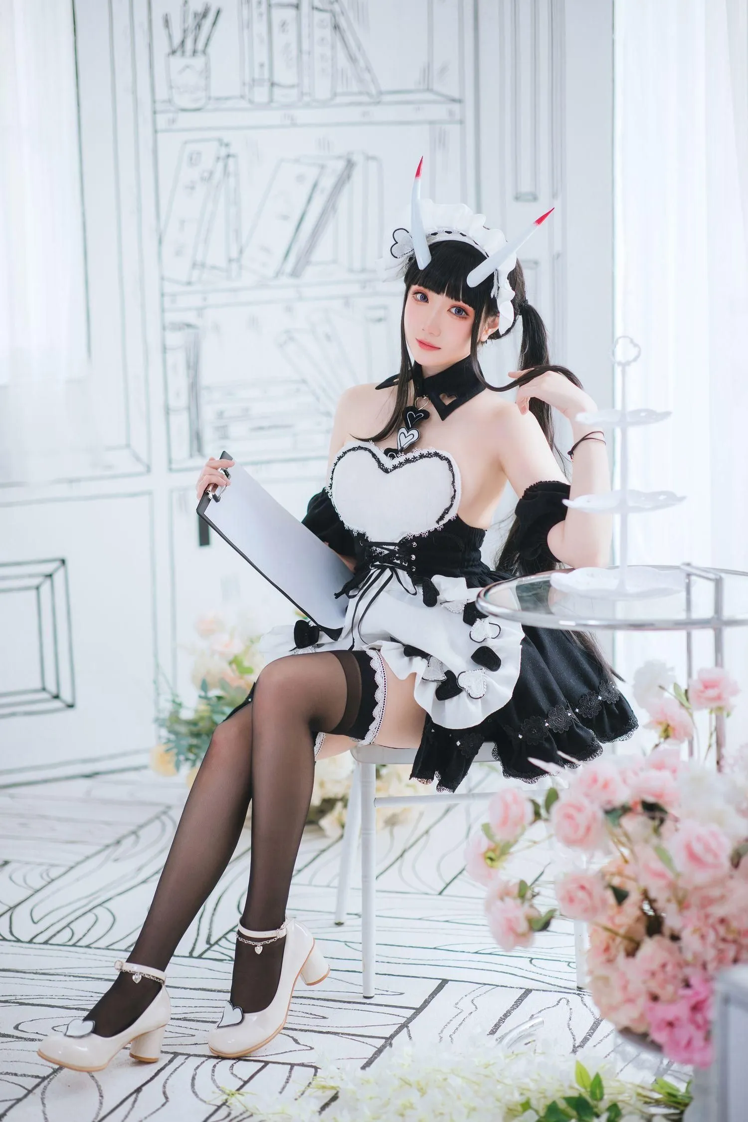 瓜希酱 NO.048 能代女仆 [22P]插图7