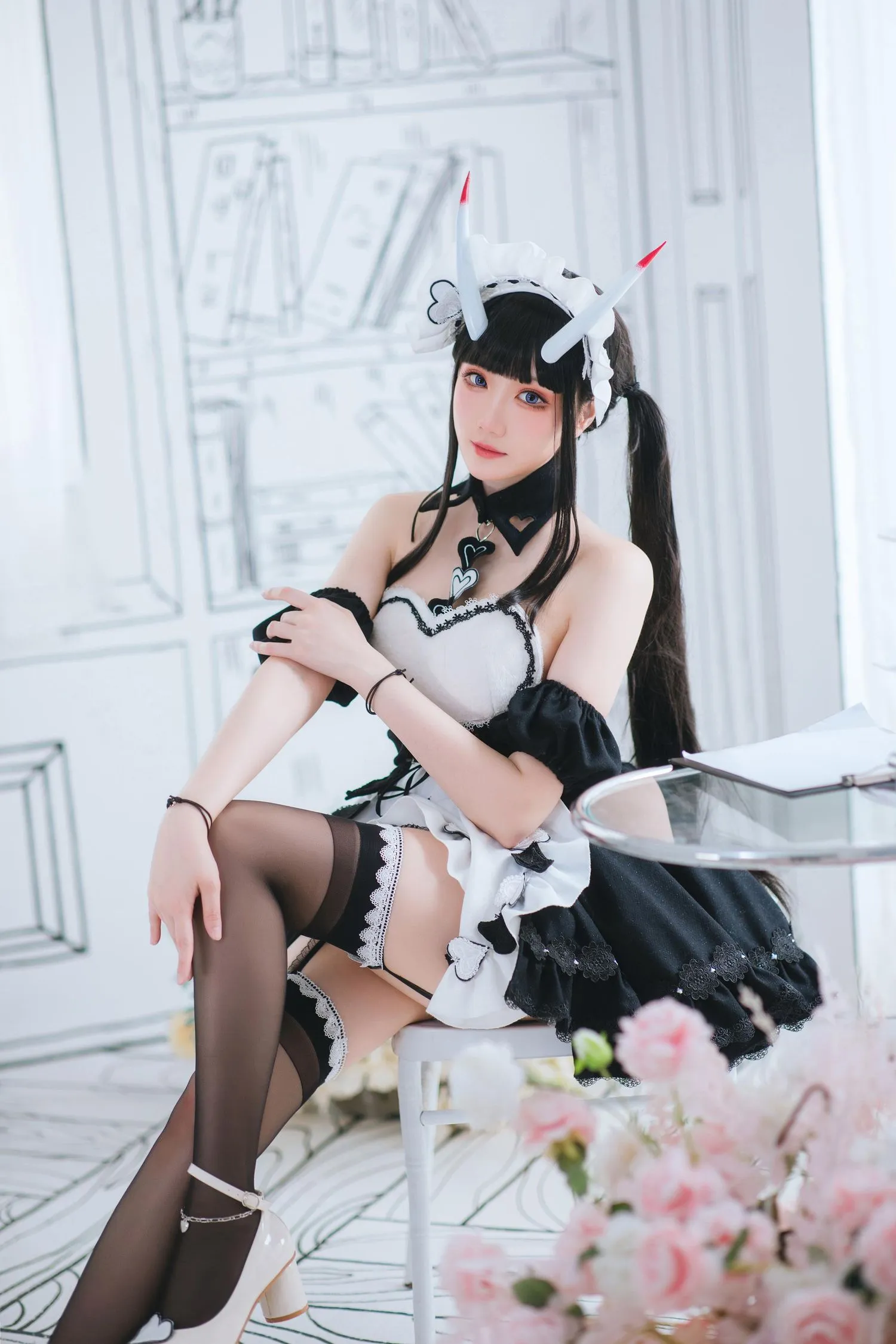 瓜希酱 NO.048 能代女仆 [22P]插图