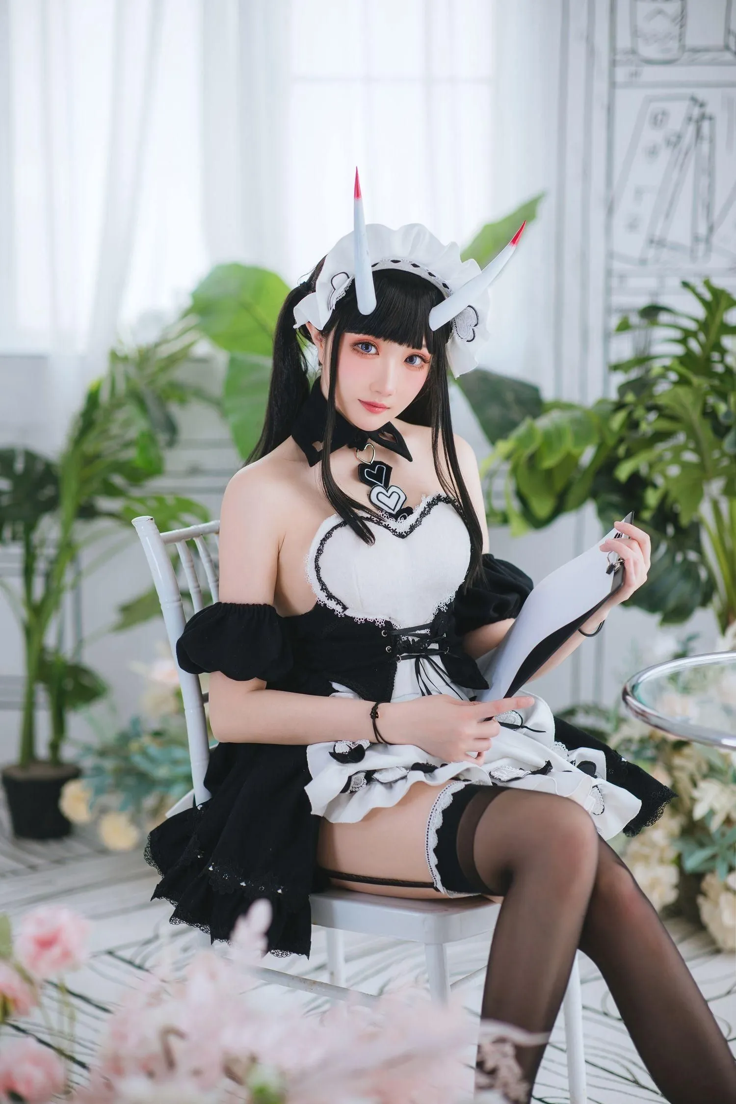 瓜希酱 NO.048 能代女仆 [22P]插图4