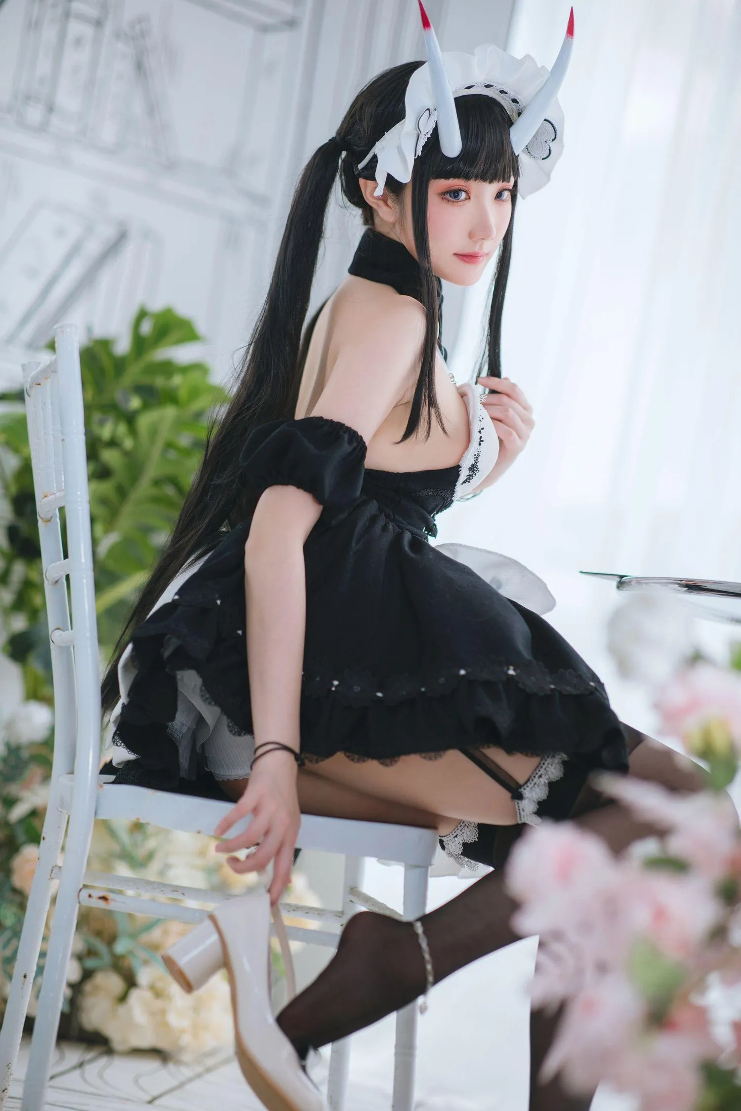 瓜希酱 NO.048 能代女仆 [22P]插图5