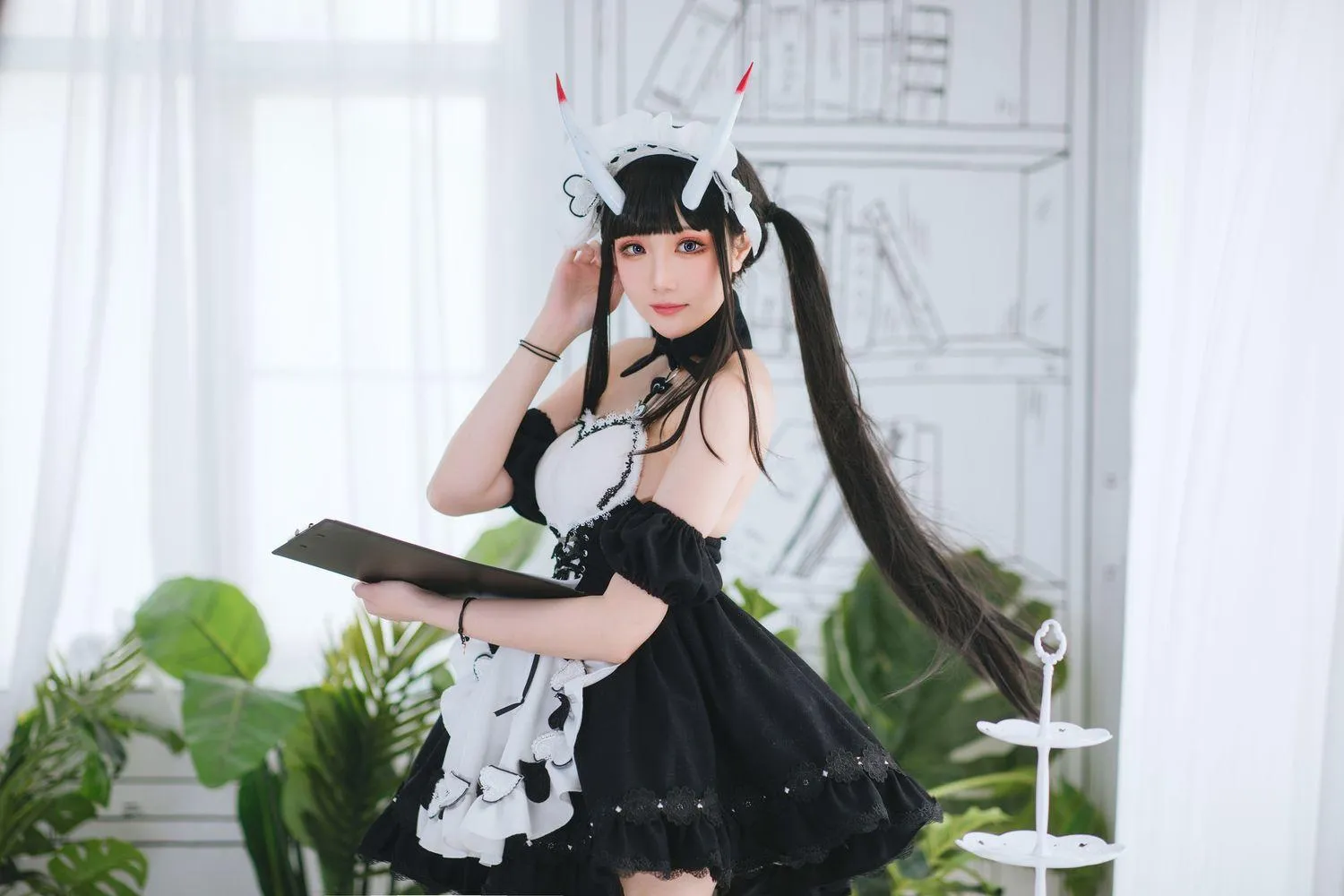 瓜希酱 NO.048 能代女仆 [22P]插图7