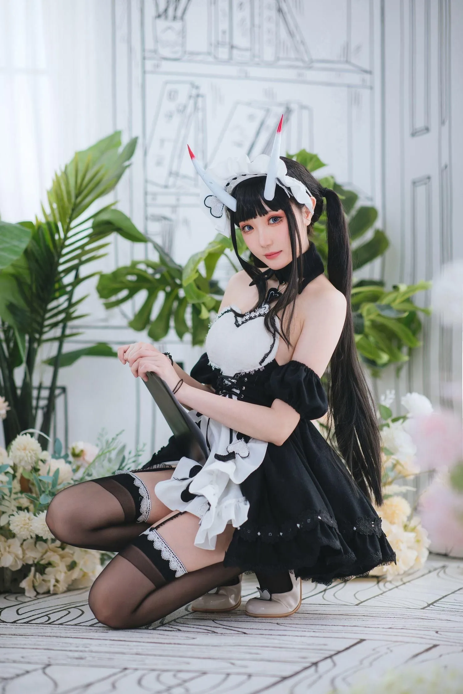 瓜希酱 NO.048 能代女仆 [22P]插图8