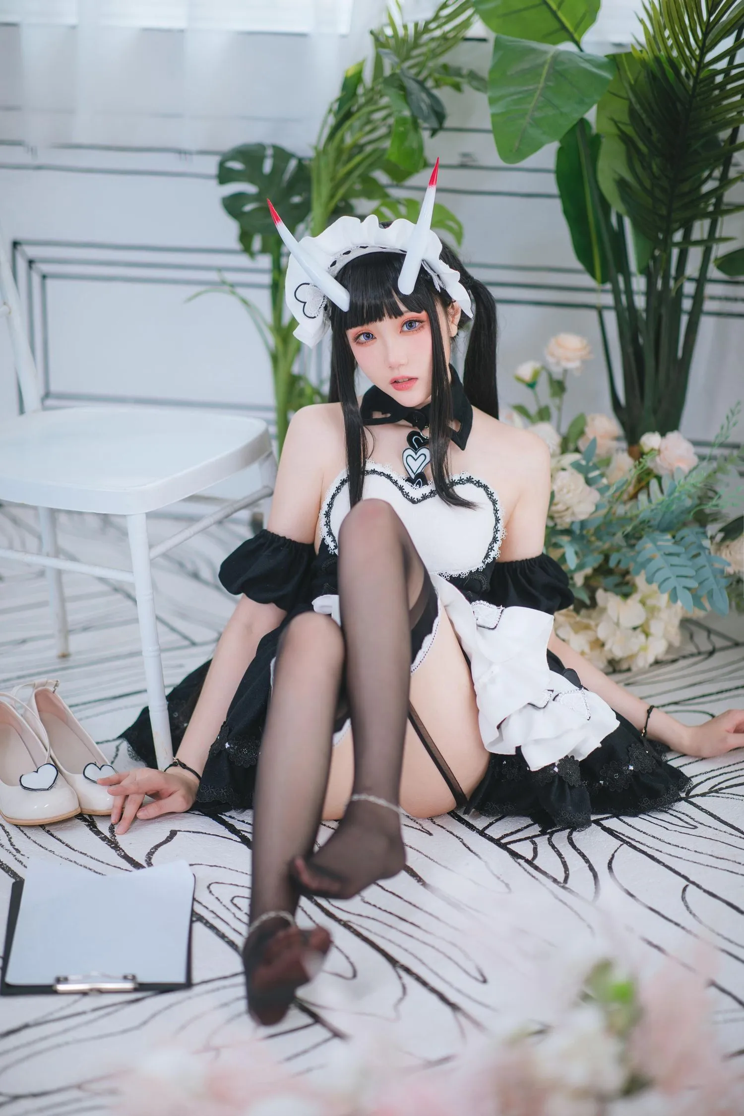 瓜希酱 NO.048 能代女仆 [22P]插图1