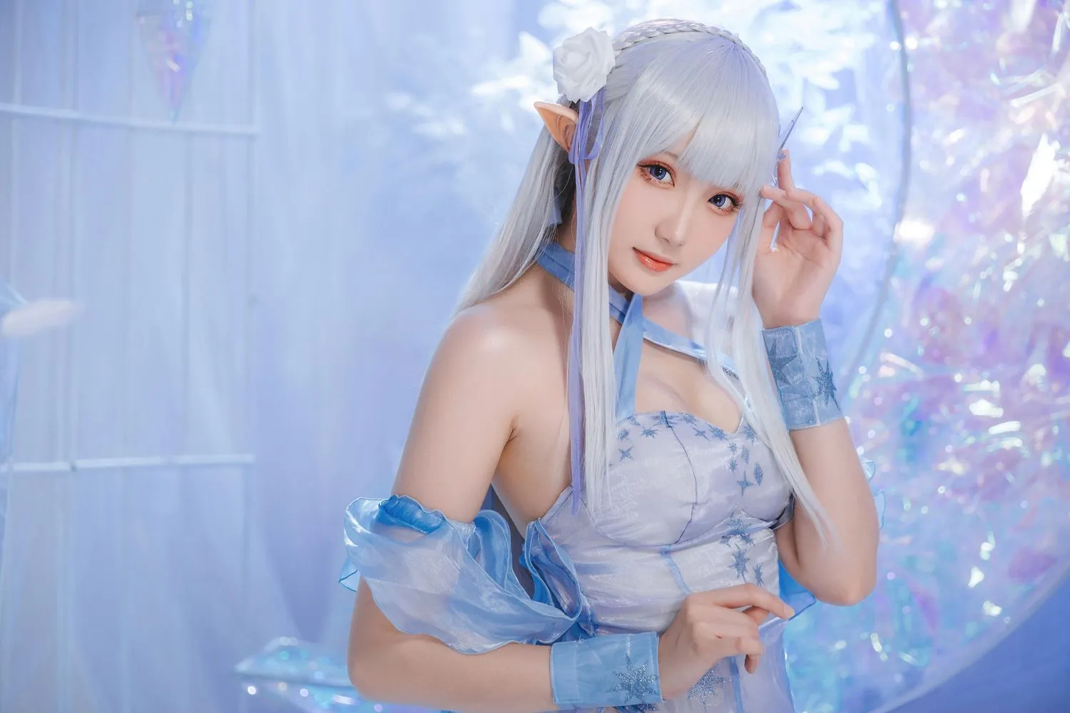 瓜希酱 NO.049 爱蜜莉雅 水晶礼服 [28P]插图9