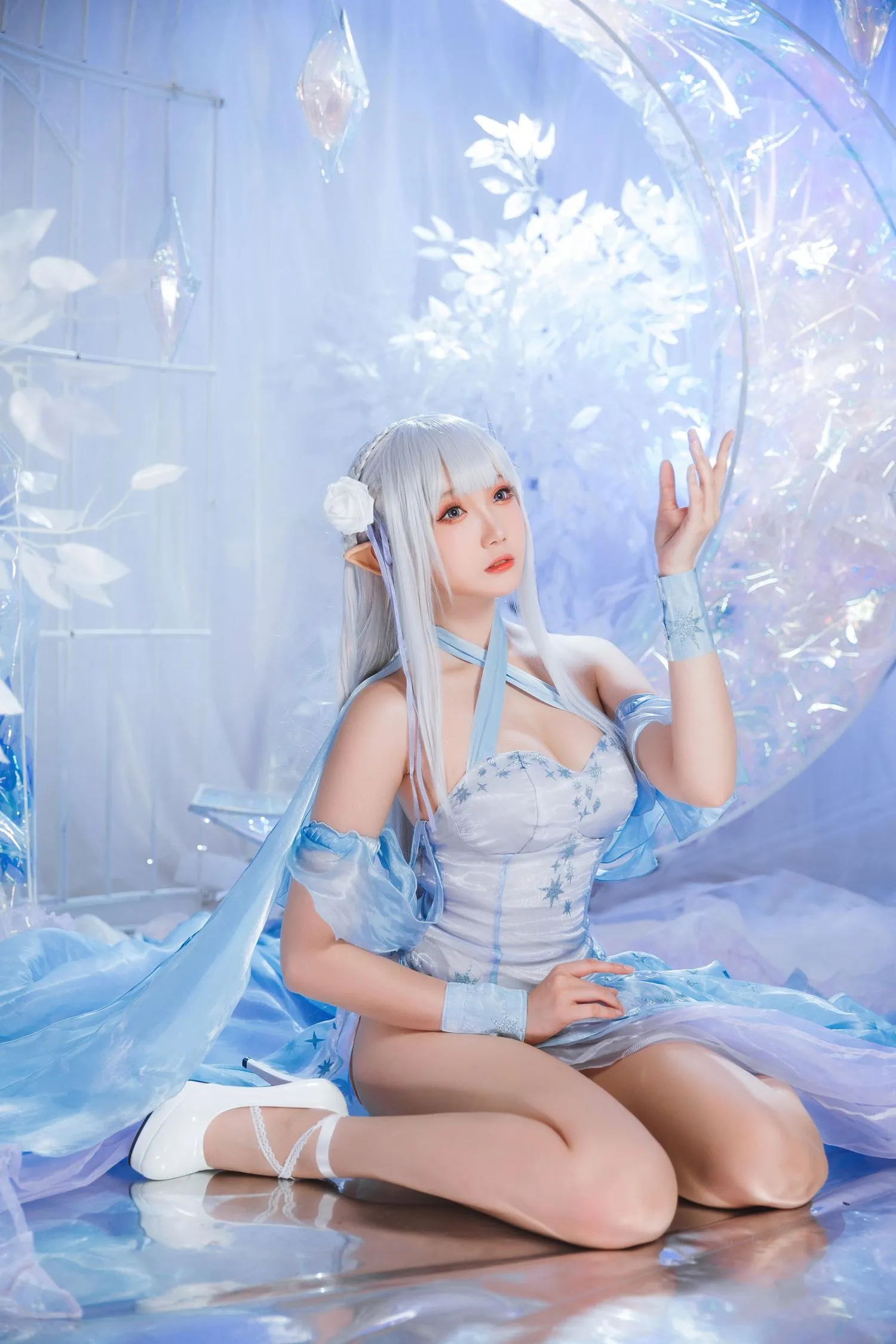 瓜希酱 NO.049 爱蜜莉雅 水晶礼服 [28P]插图4