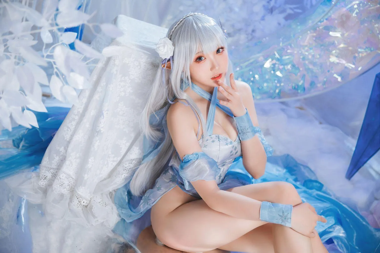 瓜希酱 NO.049 爱蜜莉雅 水晶礼服 [28P]插图6