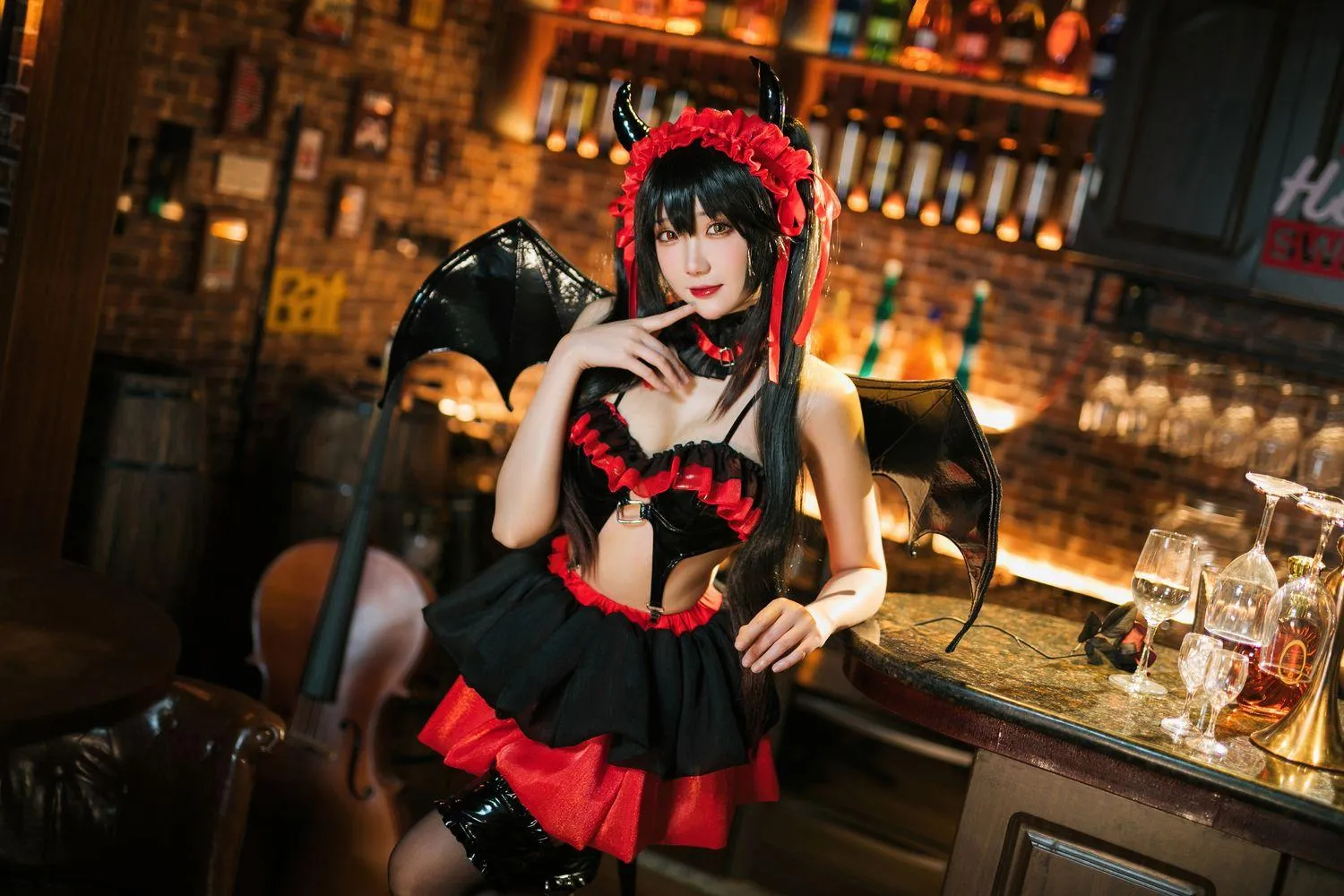 瓜希酱 NO.050 时崎狂三 cos主题本 (5套)-正片 [156P]插图7