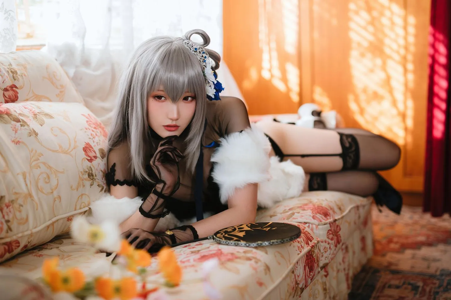 瓜希酱 NO.059 碧蓝航线 路易九世旗袍 [18P]插图1