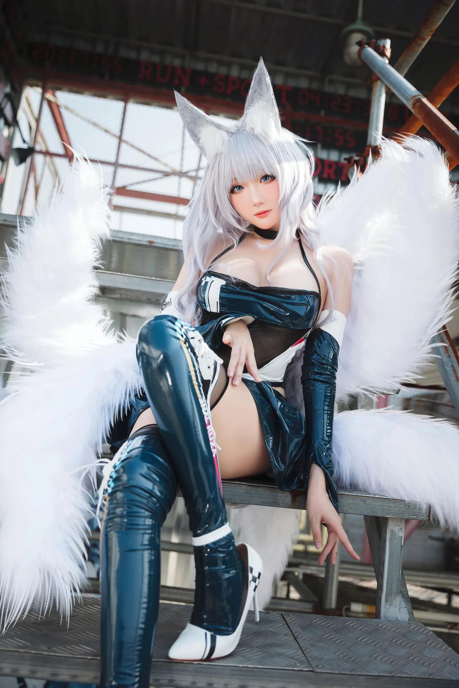 瓜希酱 NO.063 碧蓝航线 信浓赛车 [16P]插图5