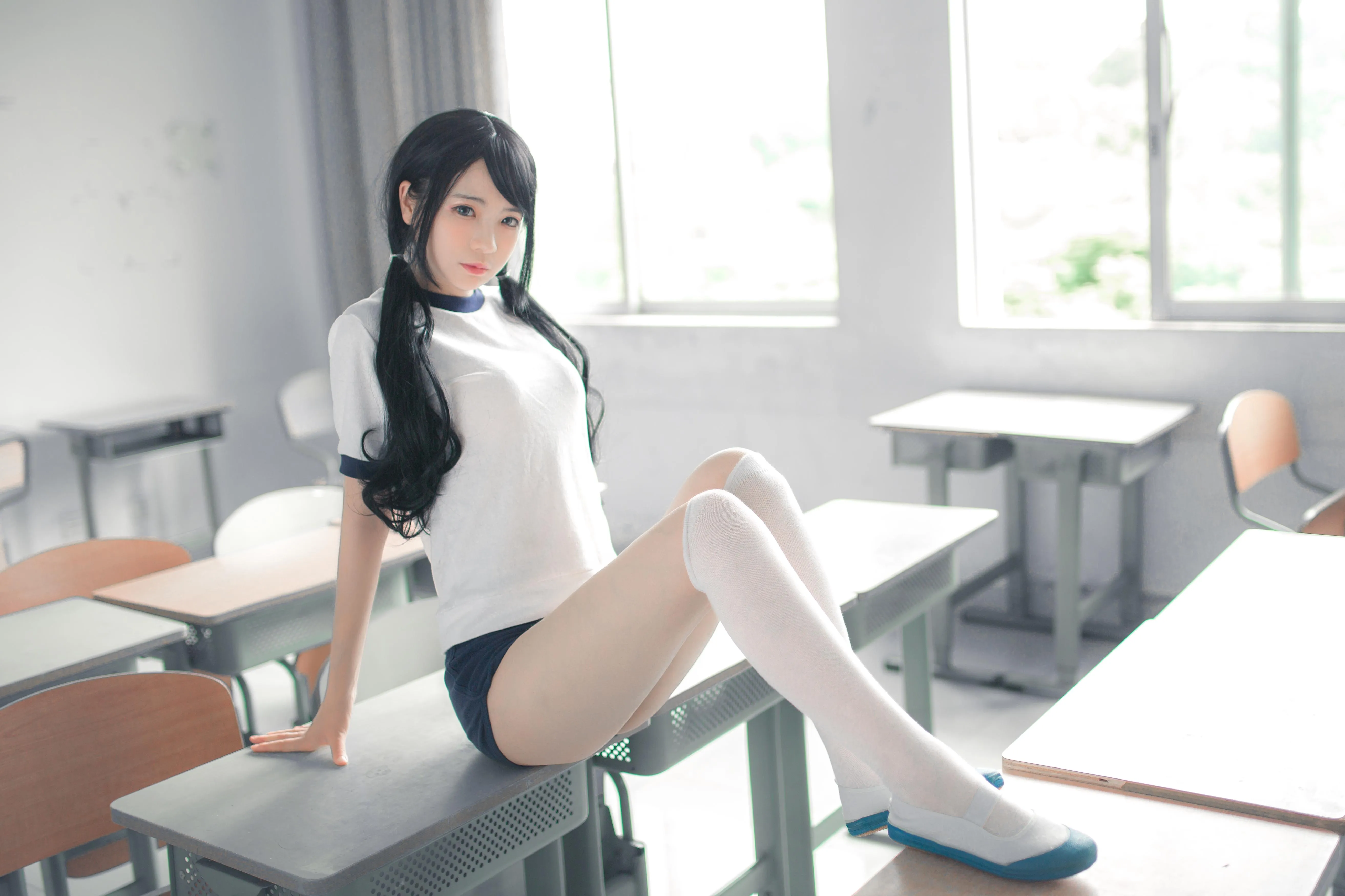 疯猫ss – NO.02 02制服写真（5套）-01.体操服 [46P]插图8