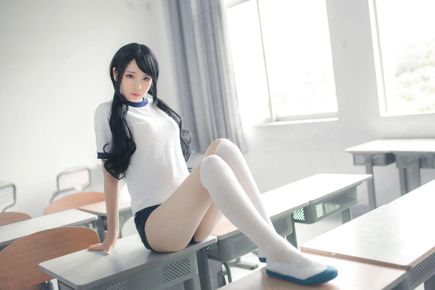 疯猫ss – NO.02 02制服写真（5套）-01.体操服 [46P]插图9