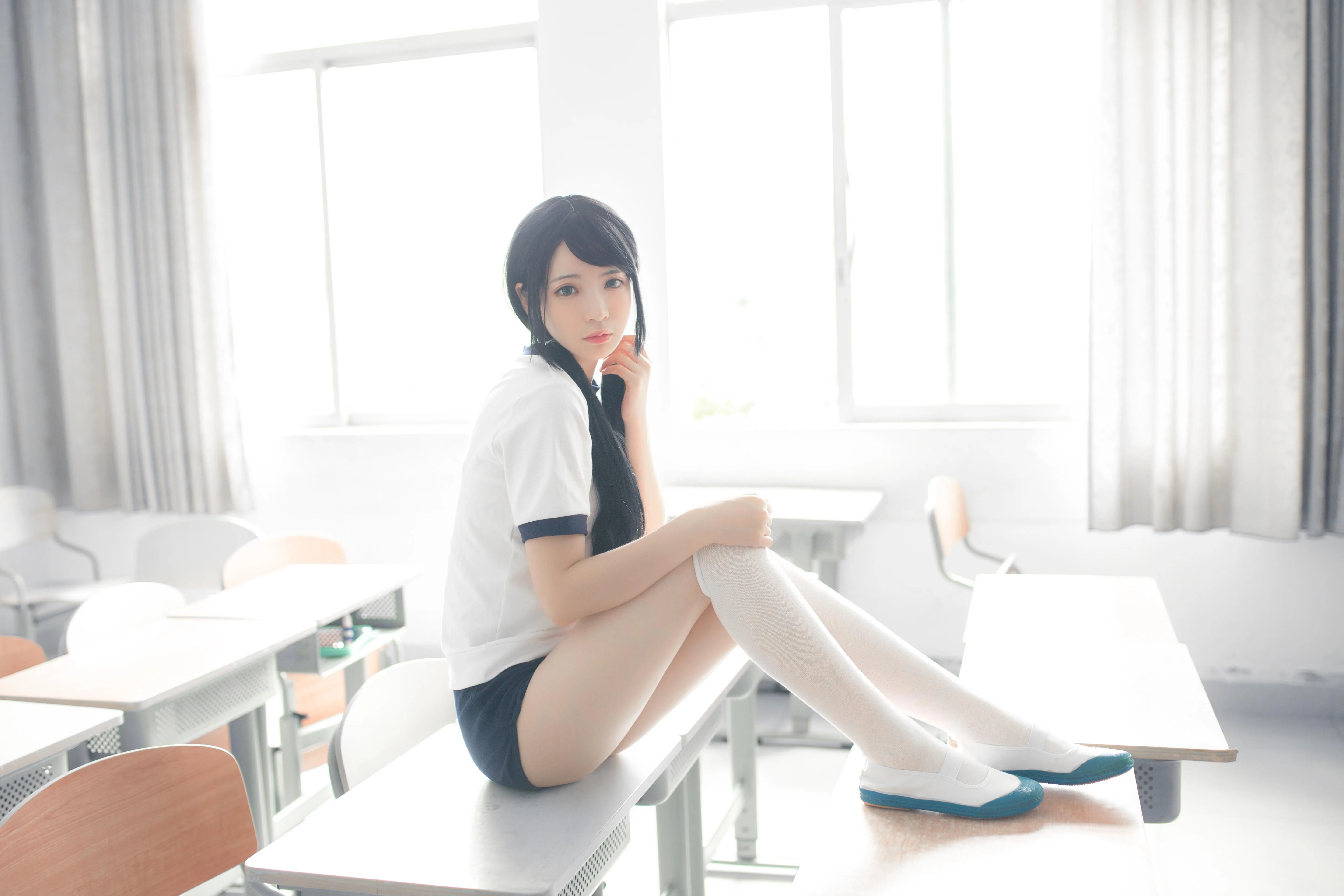 疯猫ss – NO.02 02制服写真（5套）-01.体操服 [46P]插图1