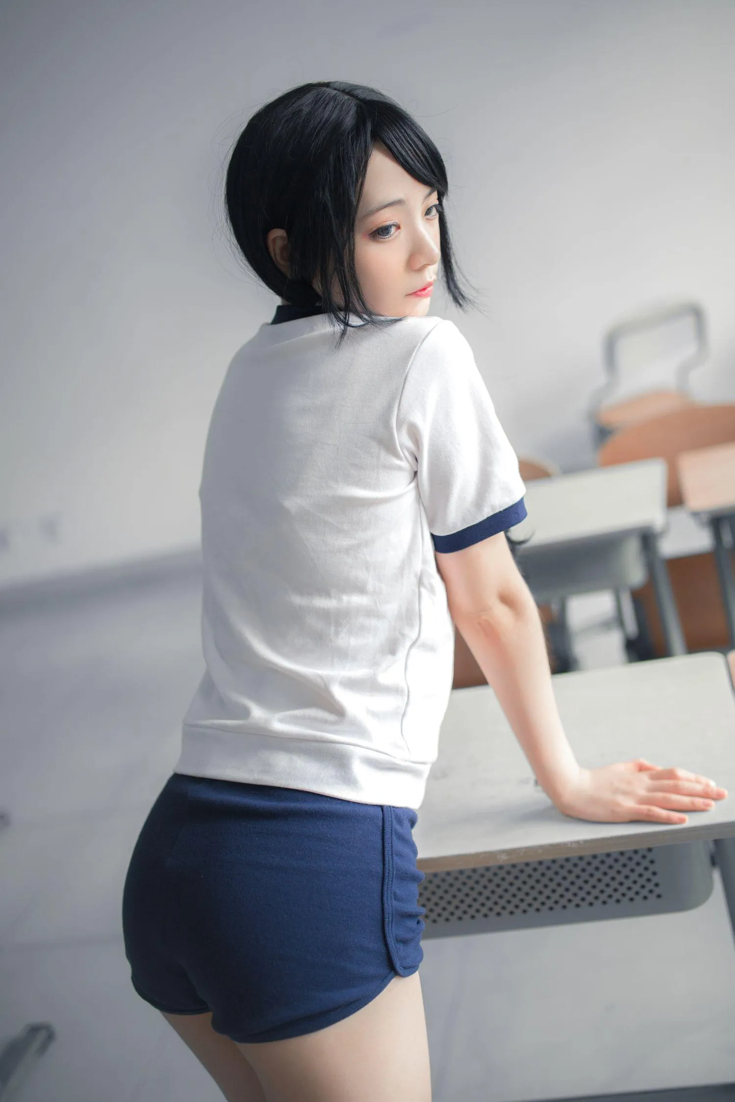 疯猫ss – NO.02 02制服写真（5套）-01.体操服 [46P]插图4