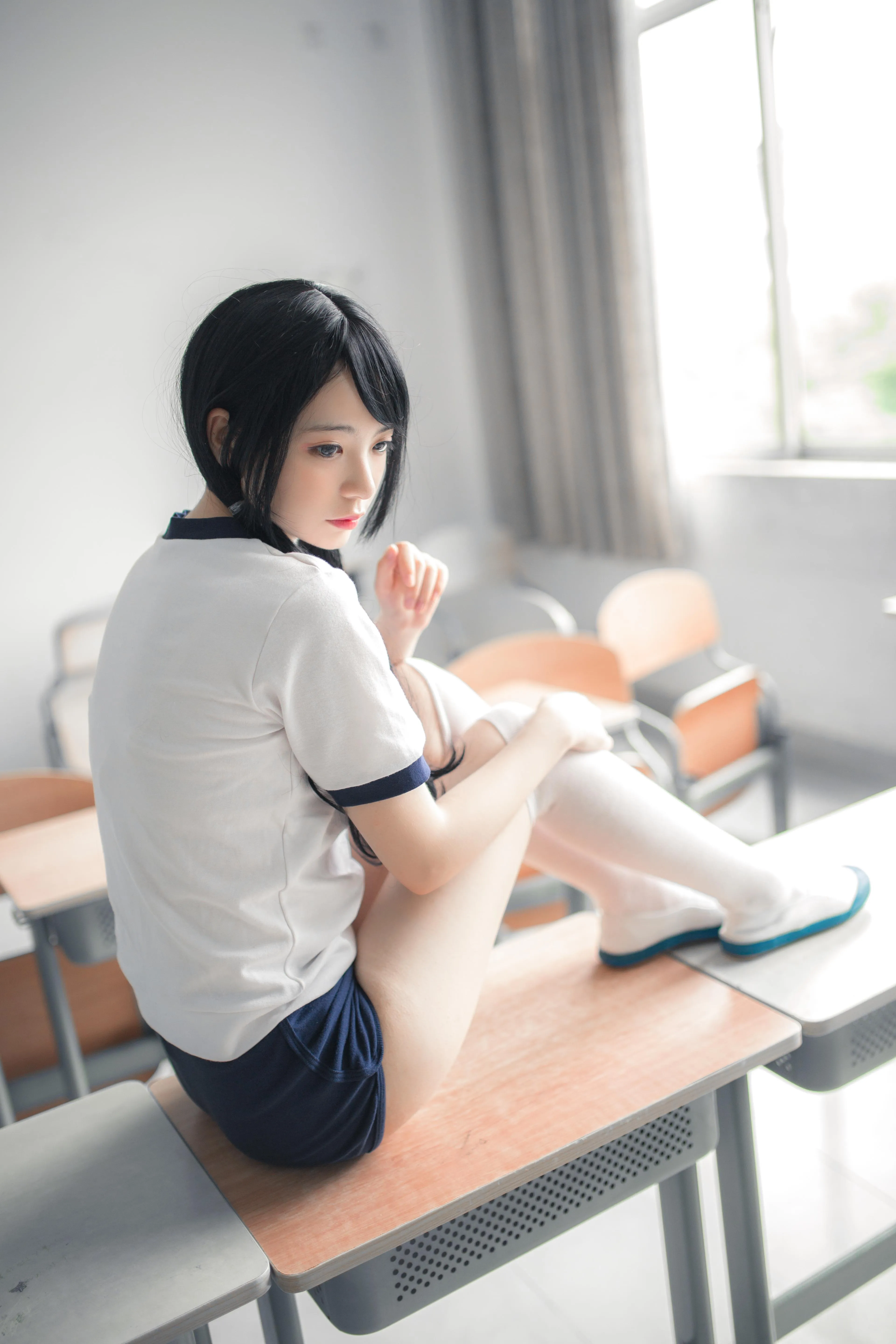 疯猫ss – NO.02 02制服写真（5套）-01.体操服 [46P]插图8