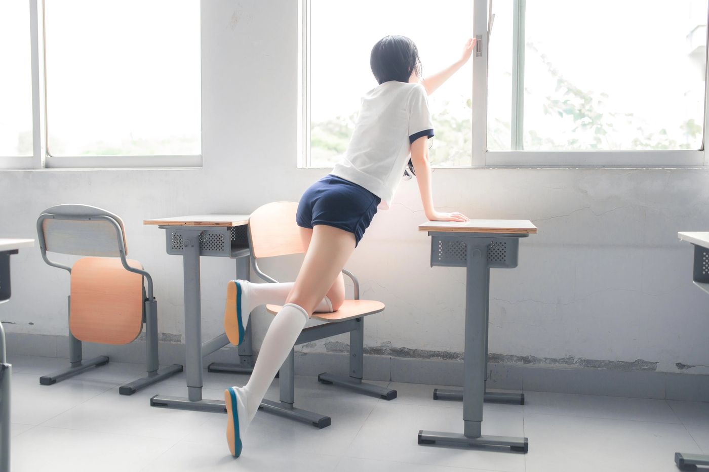 疯猫ss – NO.02 02制服写真（5套）-01.体操服 [46P]插图4