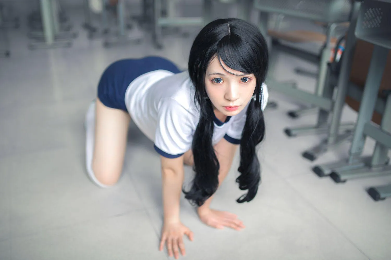 疯猫ss – NO.02 02制服写真（5套）-01.体操服 [46P]插图1