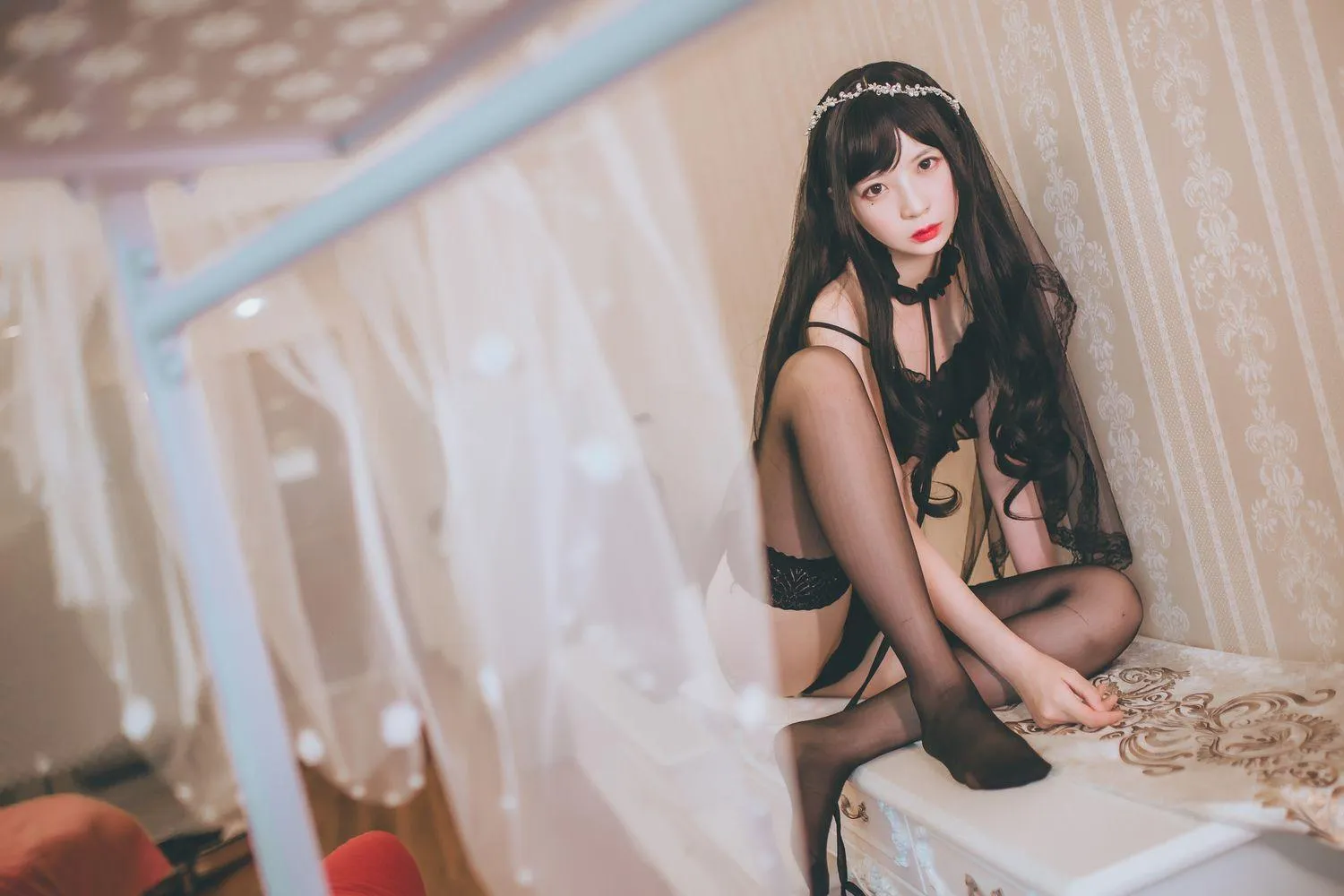 疯猫ss – NO.03 03黑丝写真（3套）-03.黑色小野猫 [29P]插图7