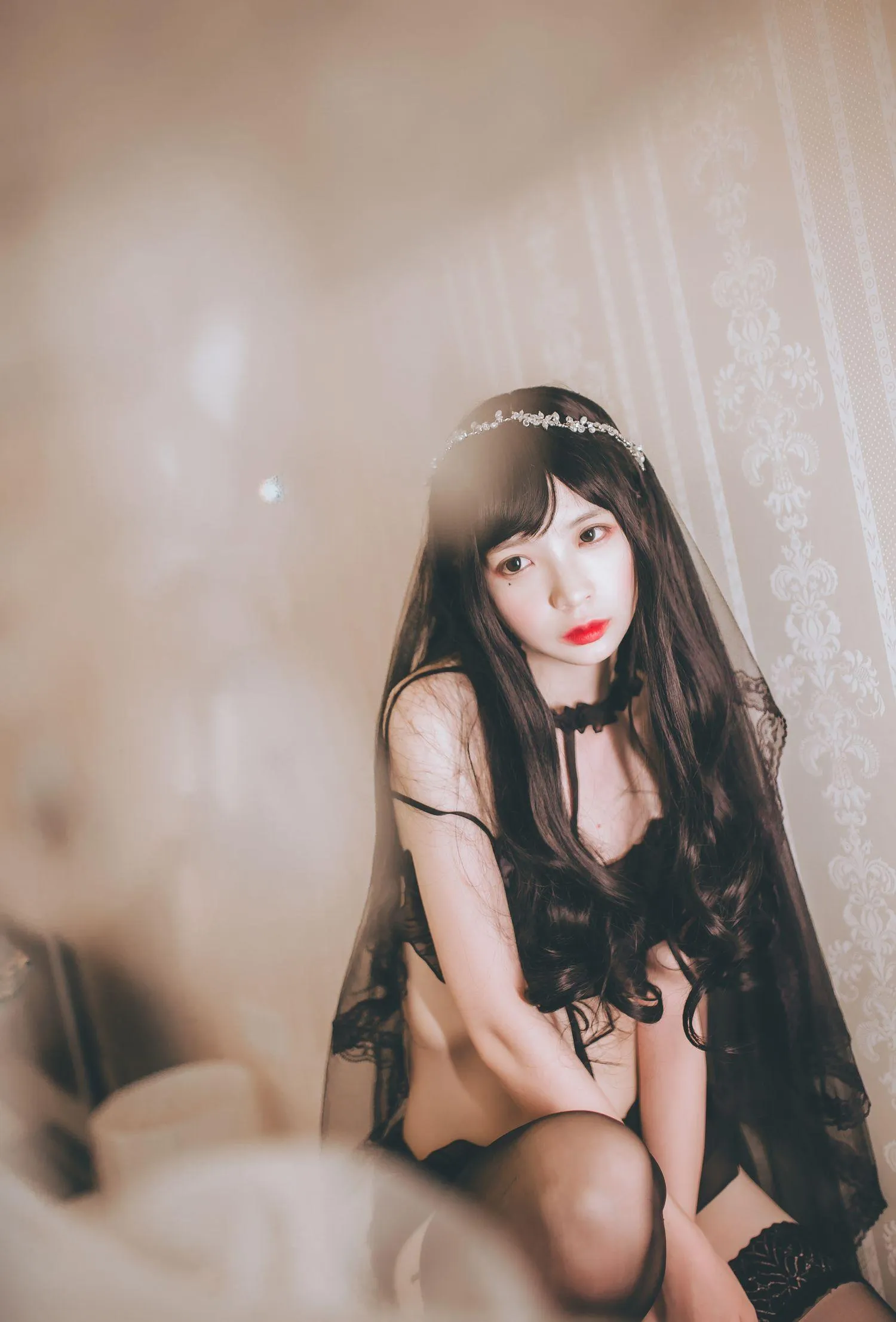 疯猫ss – NO.03 03黑丝写真（3套）-03.黑色小野猫 [29P]插图8