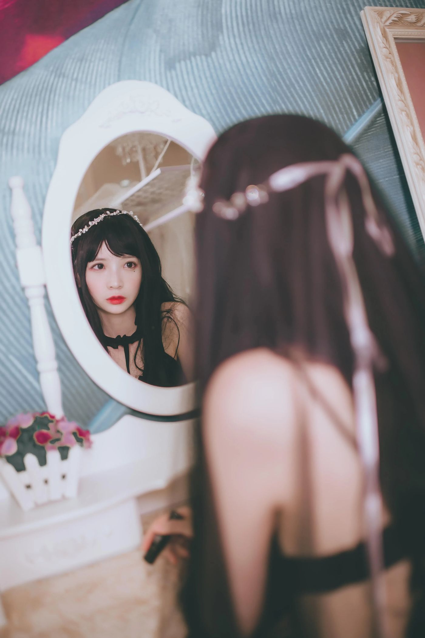 疯猫ss – NO.03 03黑丝写真（3套）-03.黑色小野猫 [29P]插图6