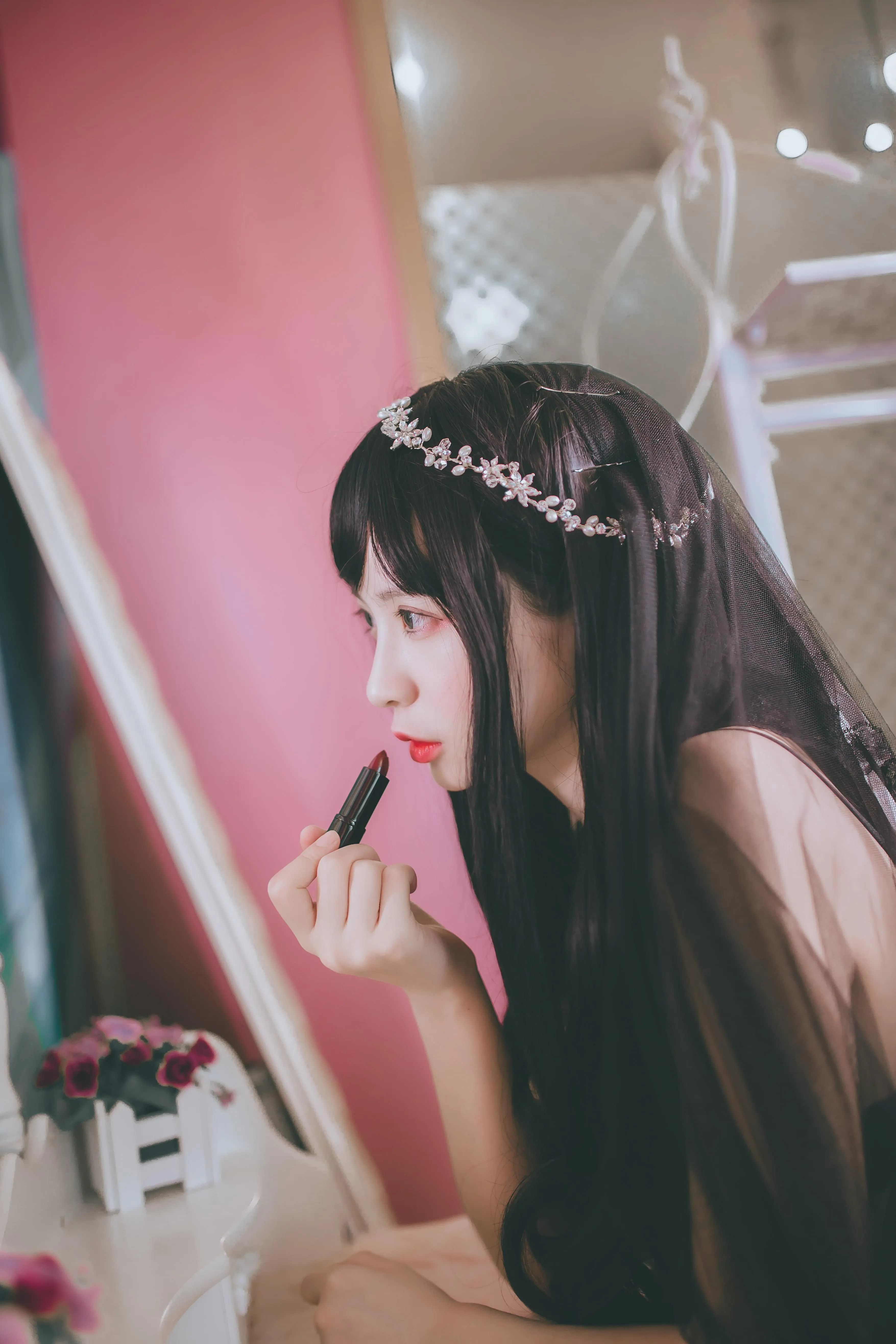 疯猫ss – NO.03 03黑丝写真（3套）-03.黑色小野猫 [29P]插图7