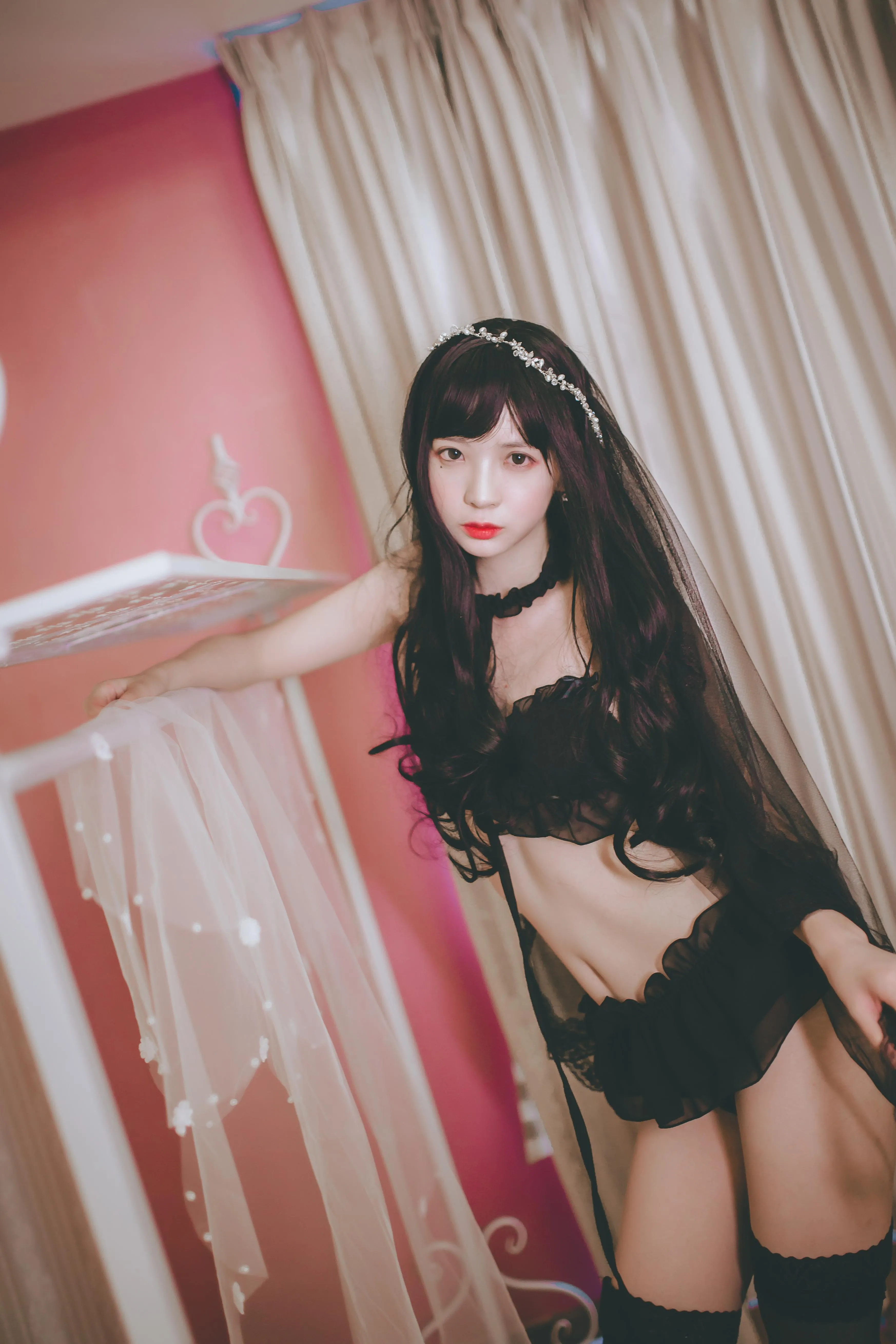 疯猫ss – NO.03 03黑丝写真（3套）-03.黑色小野猫 [29P]插图7