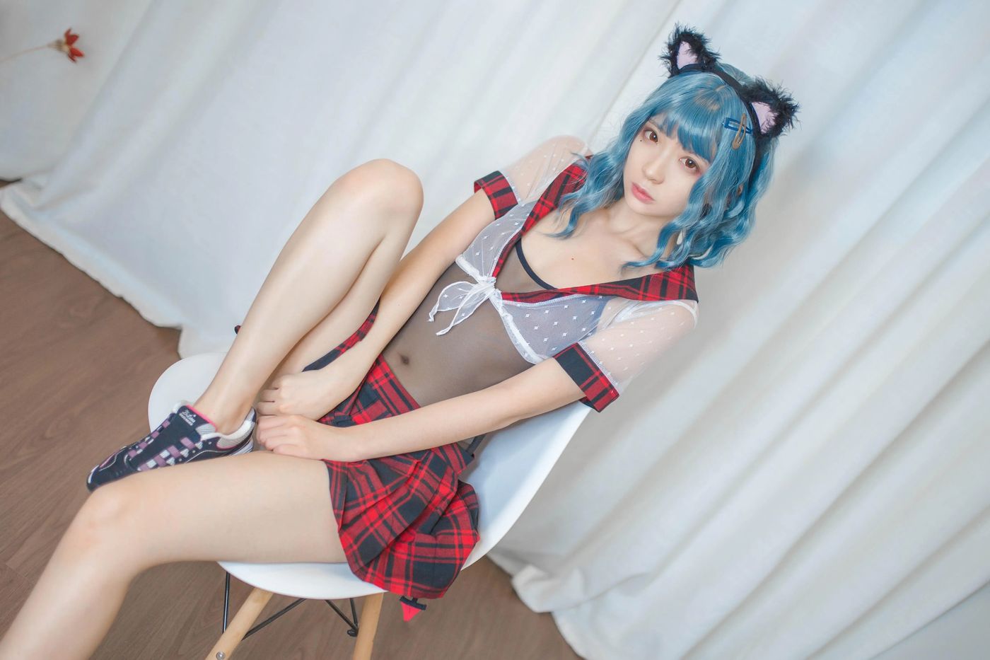 疯猫ss – NO.05 05个人写真集（2套）-01. 蓝发 [26P]插图7