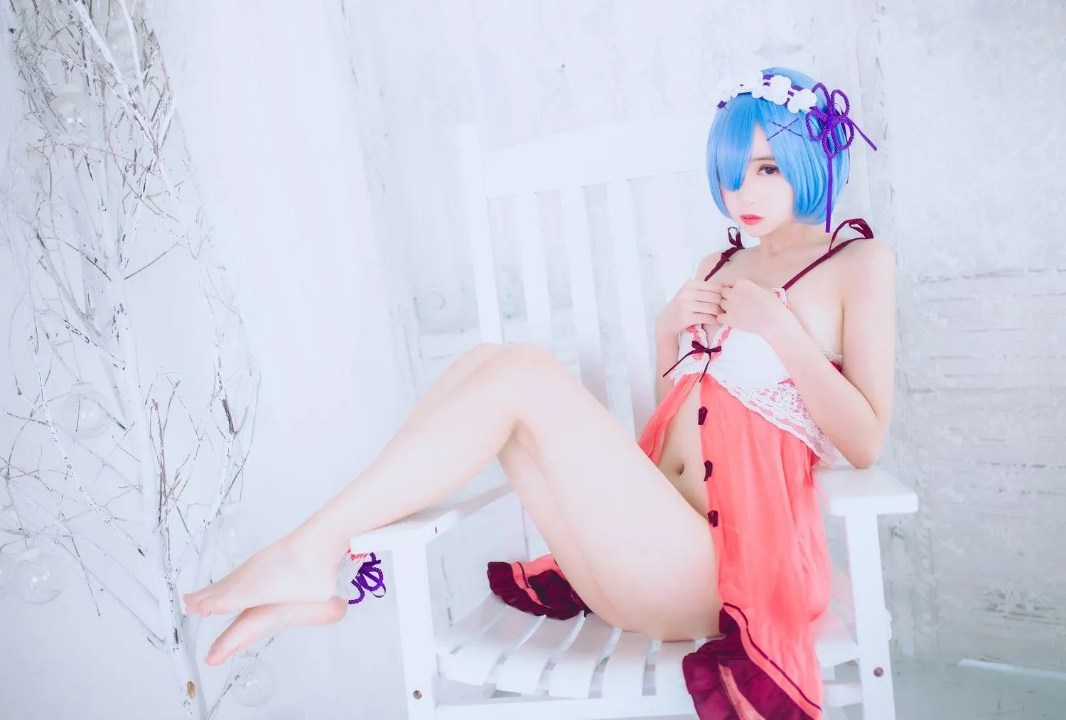 疯猫ss – NO.06 -cos初定本（4套）-04.蕾姆 [42P]插图7
