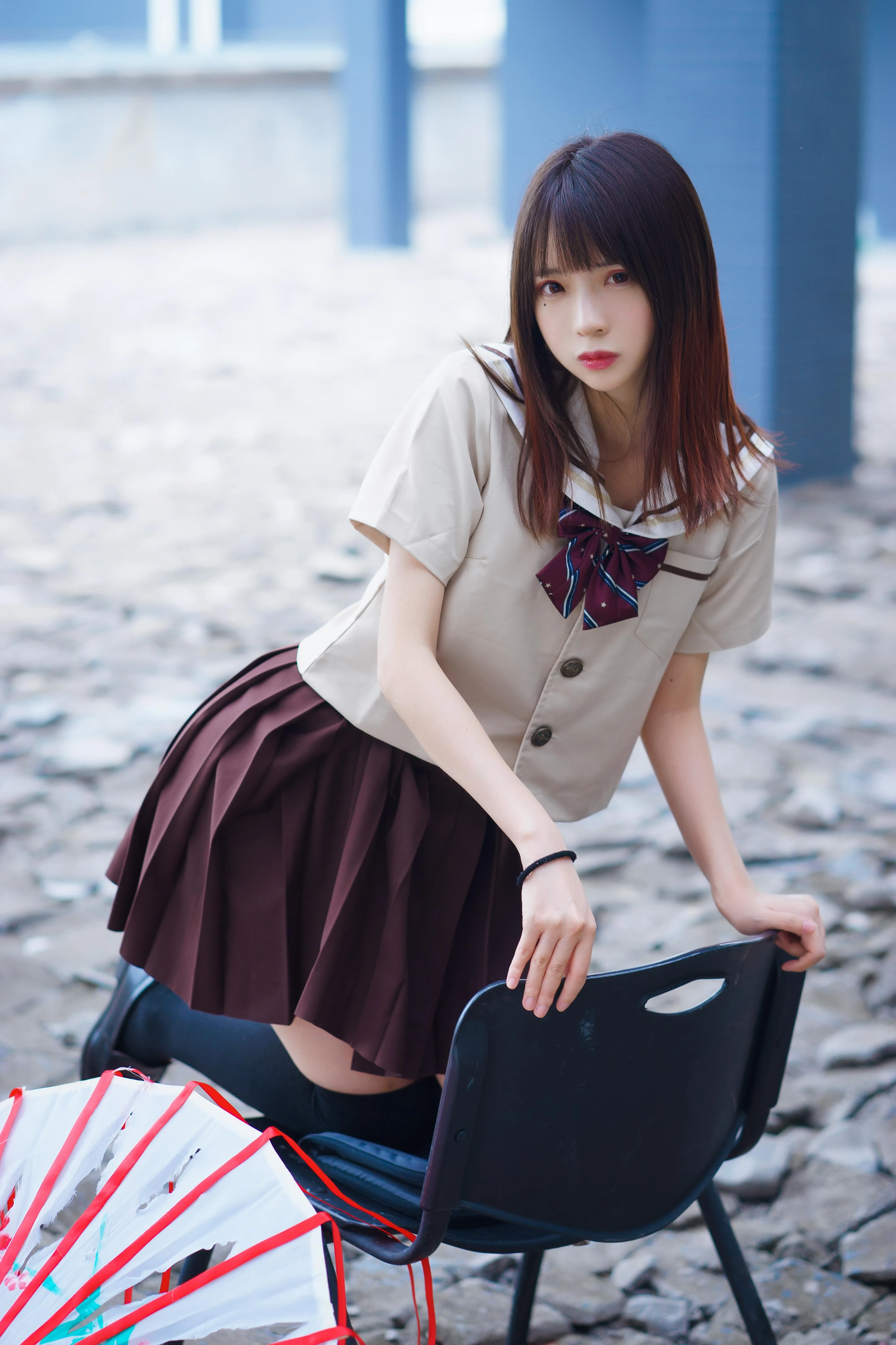 疯猫ss – NO.08 丝袜狂想曲（4套）-01.伞-42P-573M [42P]插图5