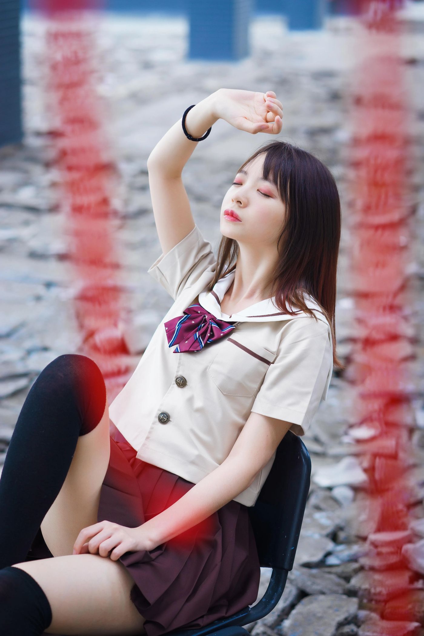 疯猫ss – NO.08 丝袜狂想曲（4套）-01.伞-42P-573M [42P]插图7