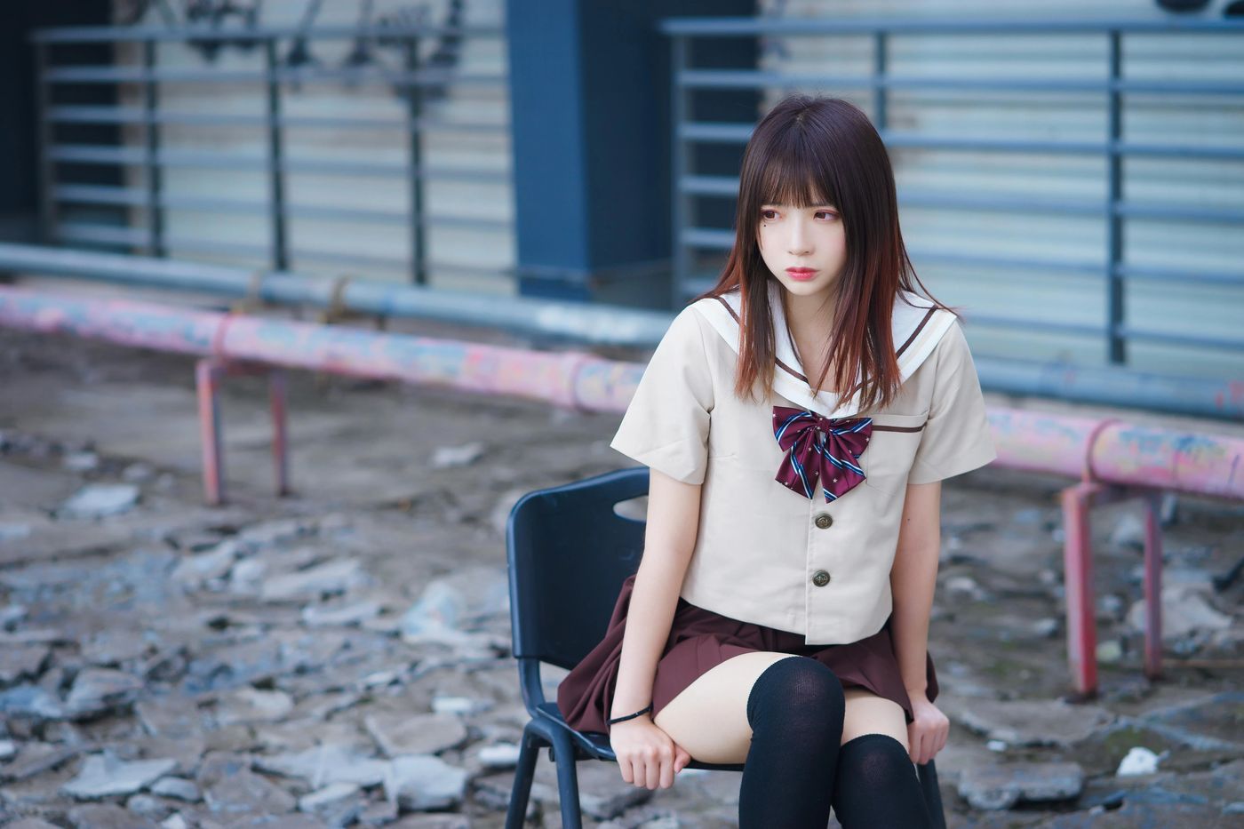 疯猫ss – NO.08 丝袜狂想曲（4套）-01.伞-42P-573M [42P]插图