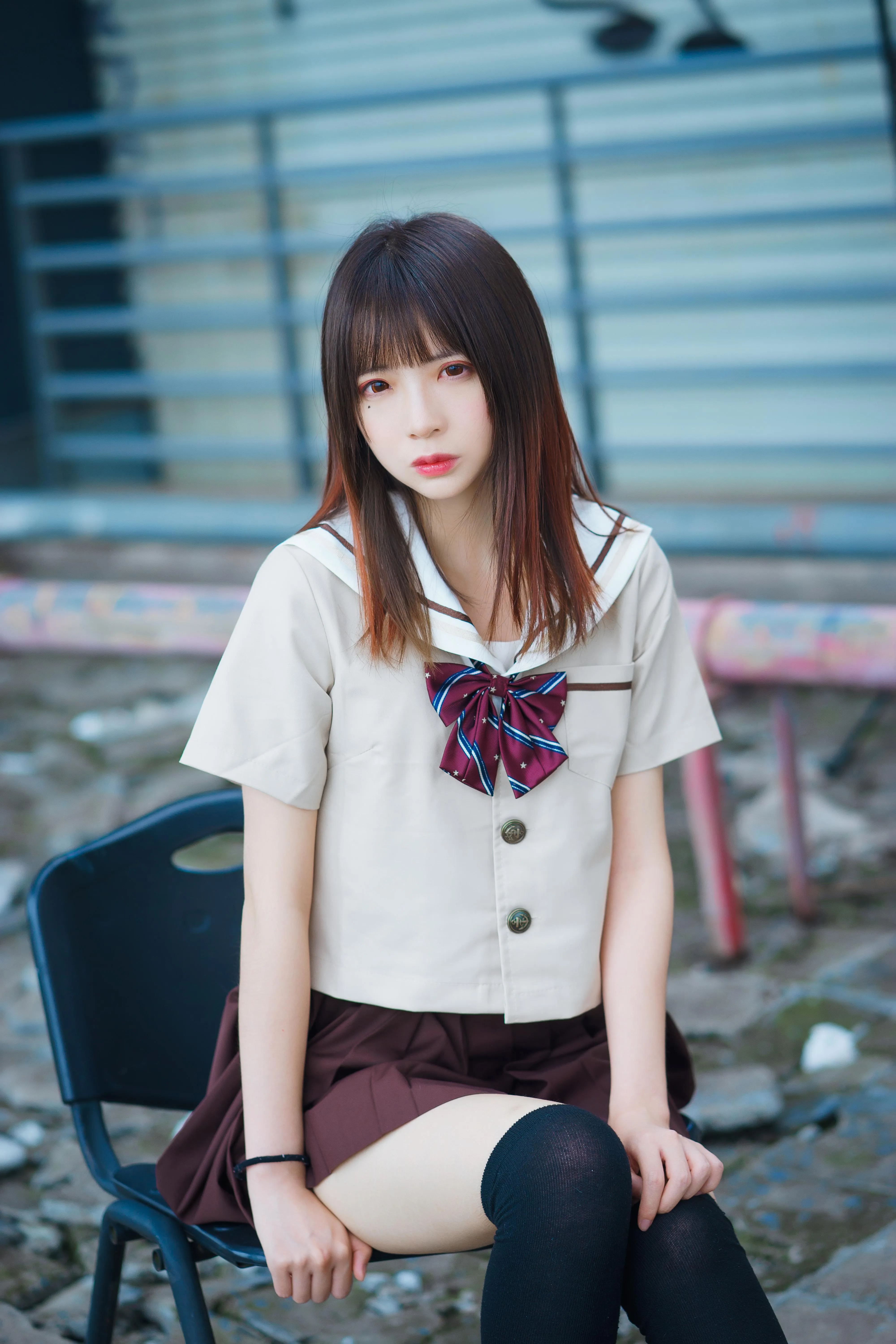 疯猫ss – NO.08 丝袜狂想曲（4套）-01.伞-42P-573M [42P]插图1
