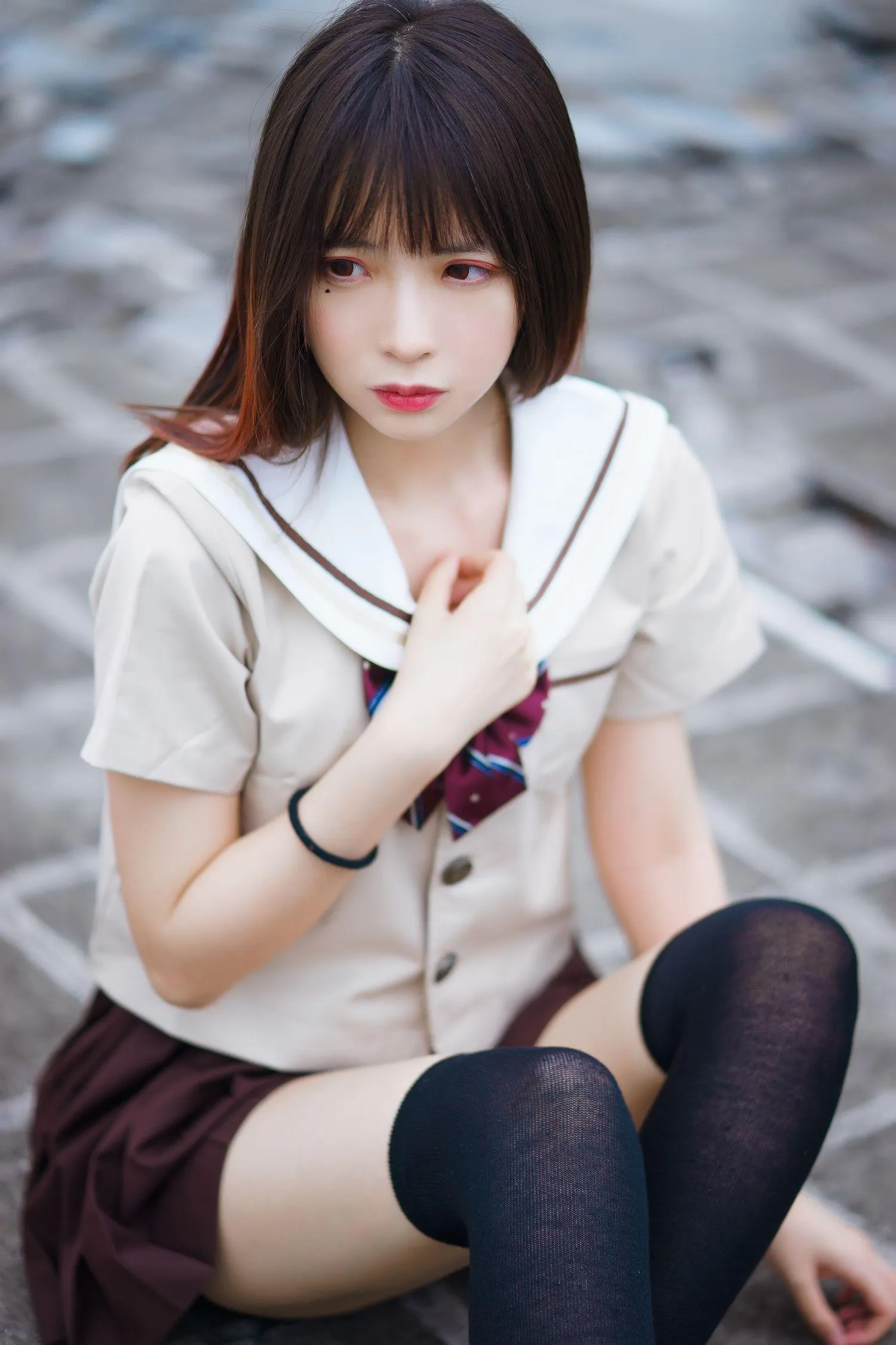疯猫ss – NO.08 丝袜狂想曲（4套）-01.伞-42P-573M [42P]插图6
