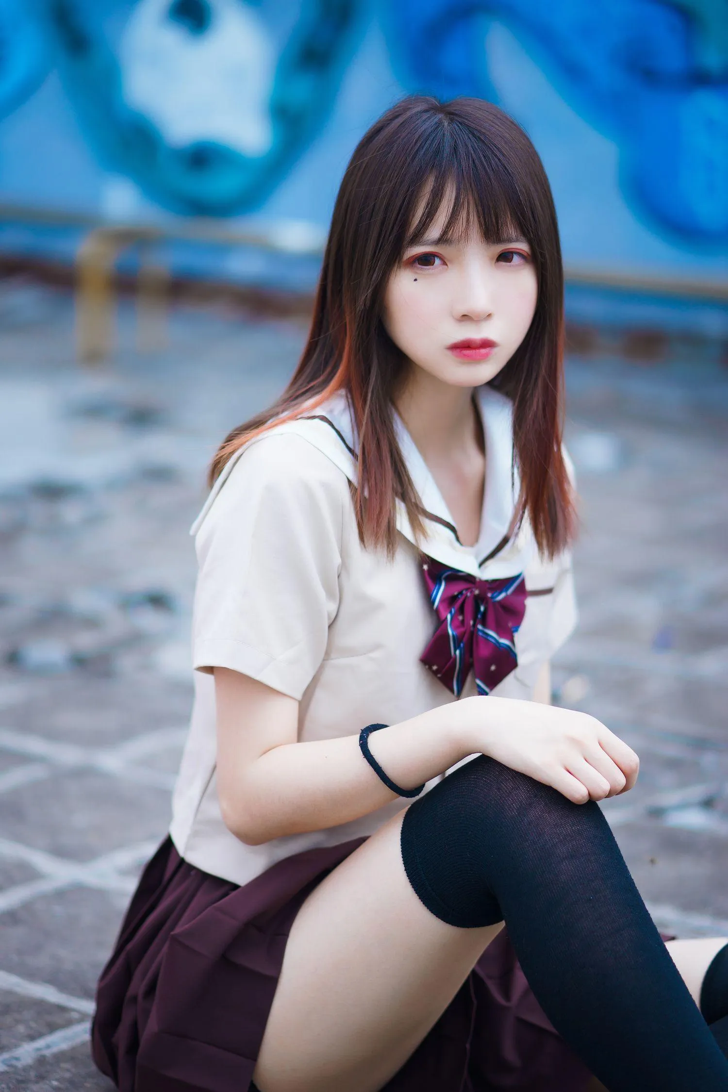 疯猫ss – NO.08 丝袜狂想曲（4套）-01.伞-42P-573M [42P]插图7