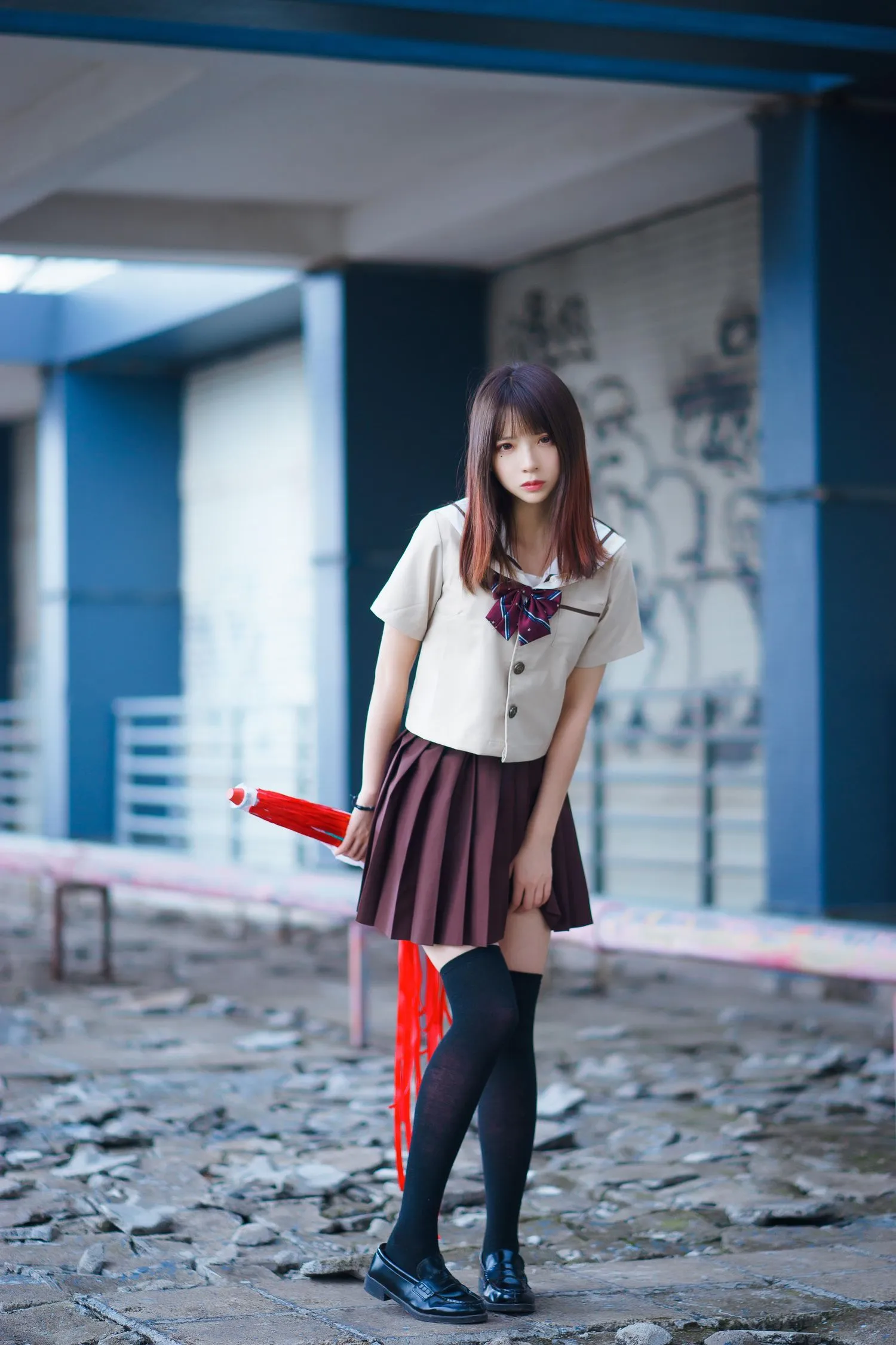 疯猫ss – NO.08 丝袜狂想曲（4套）-01.伞-42P-573M [42P]插图9