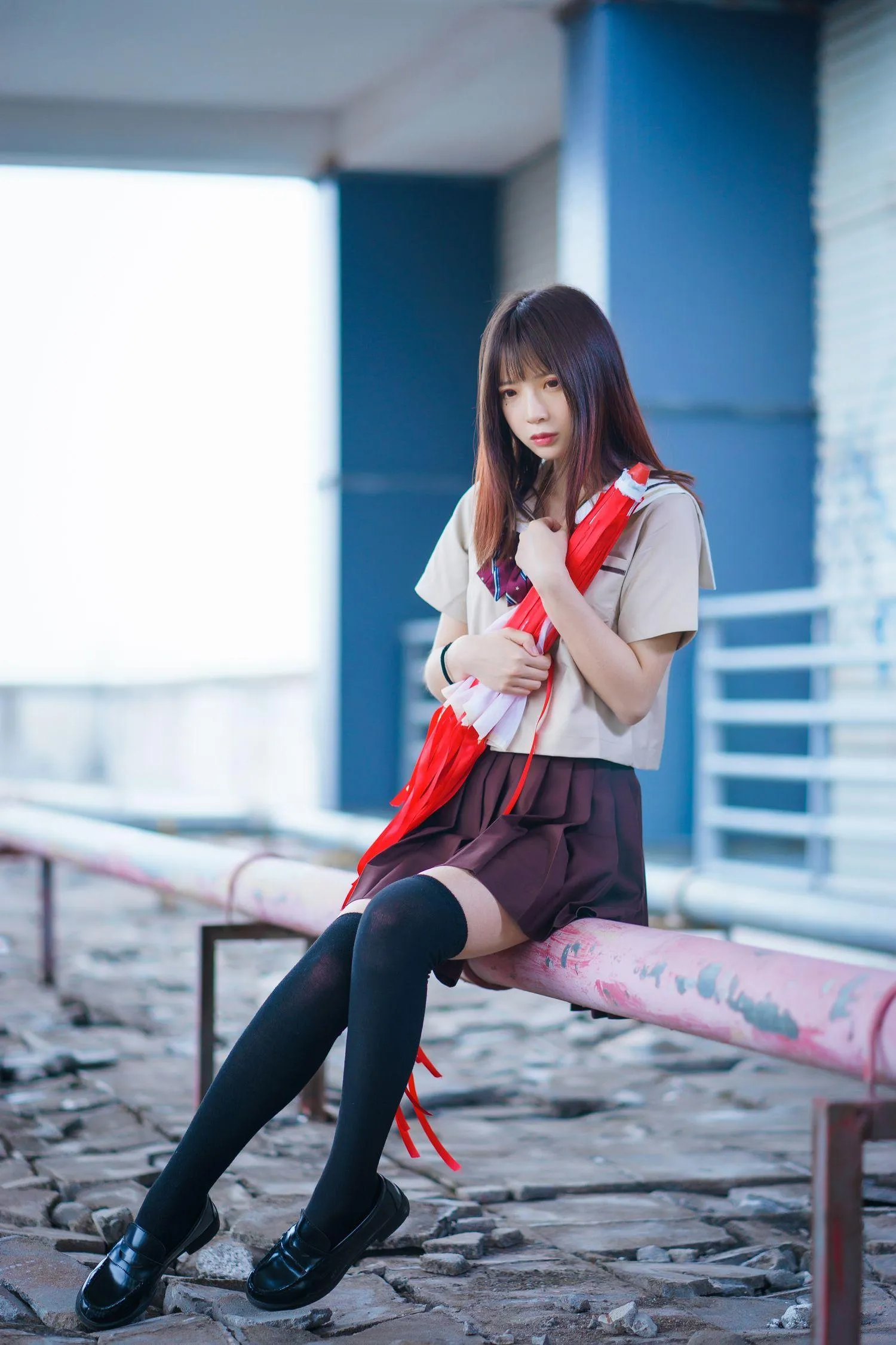 疯猫ss – NO.08 丝袜狂想曲（4套）-01.伞-42P-573M [42P]插图