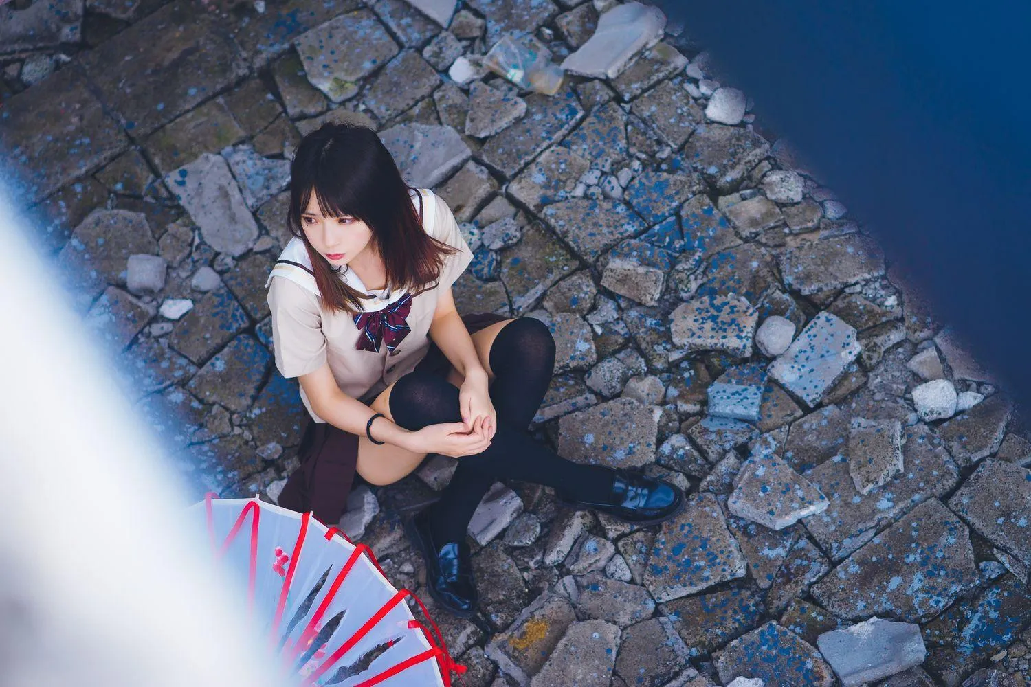 疯猫ss – NO.08 丝袜狂想曲（4套）-01.伞-42P-573M [42P]插图8