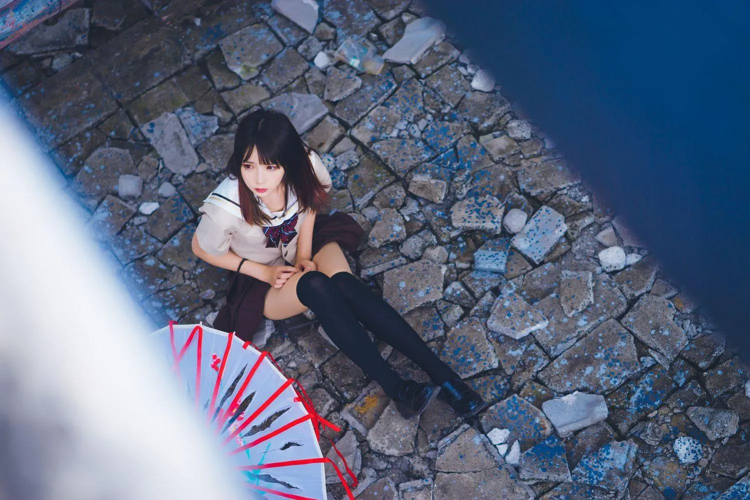 疯猫ss – NO.08 丝袜狂想曲（4套）-01.伞-42P-573M [42P]插图9