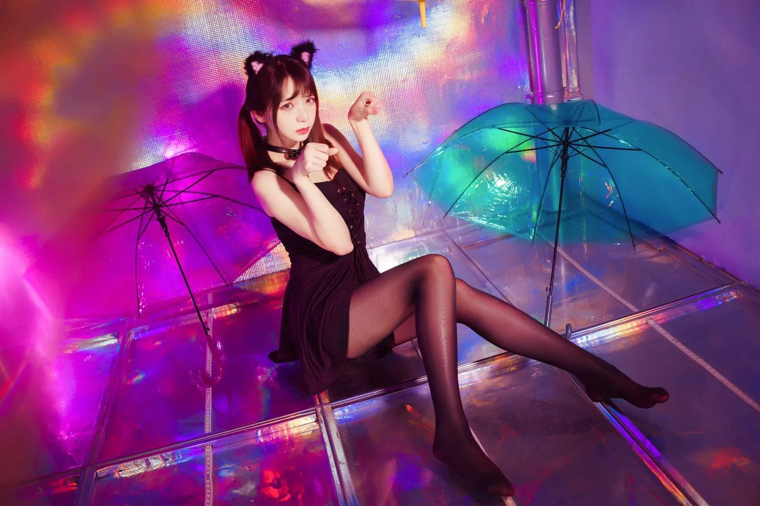 疯猫ss – NO.08 丝袜狂想曲（4套）-02.光-34P-361M [34P]插图1