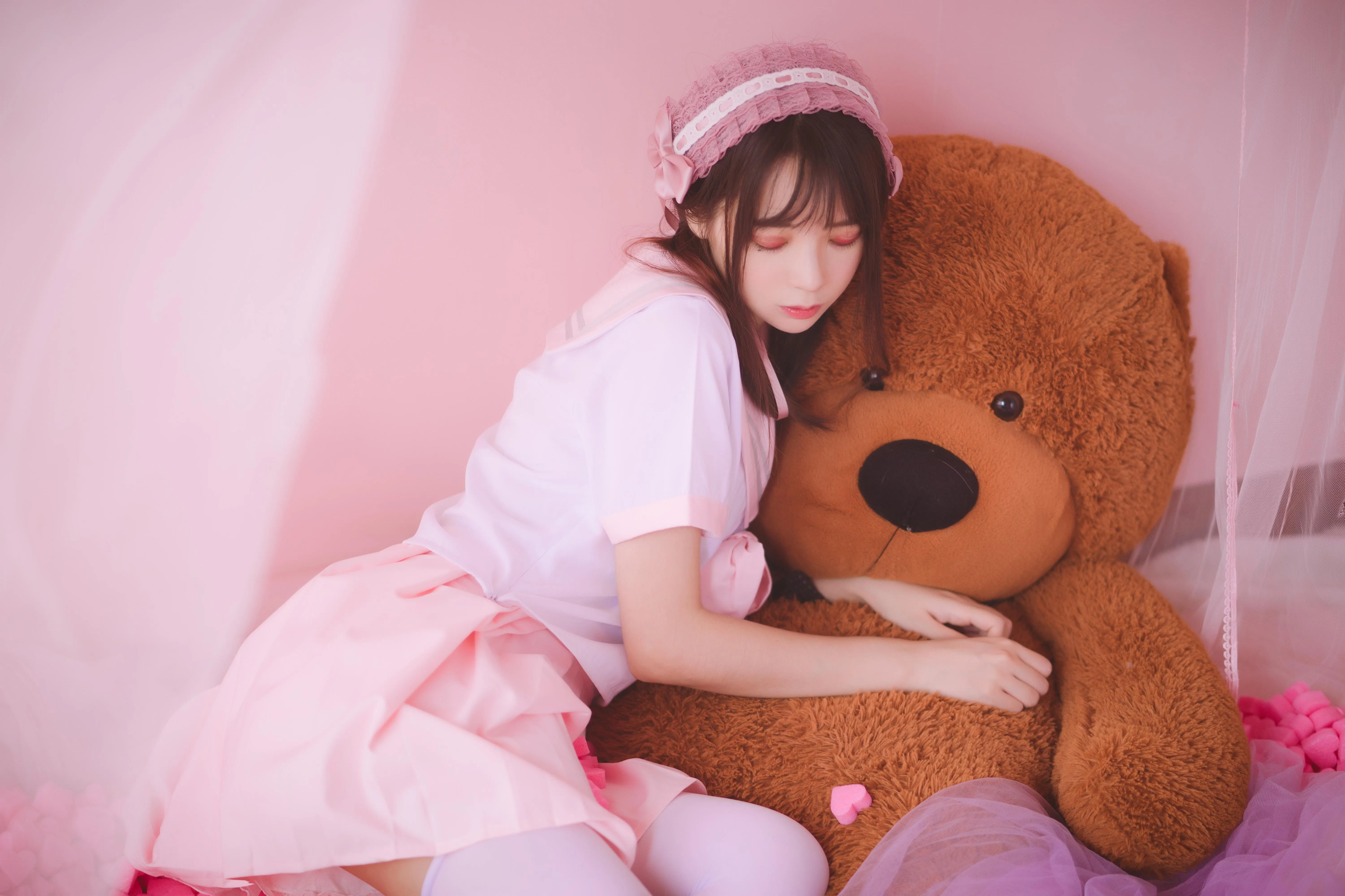 疯猫ss – NO.08 丝袜狂想曲（4套）-03.粉-54P-623M [54P]插图9