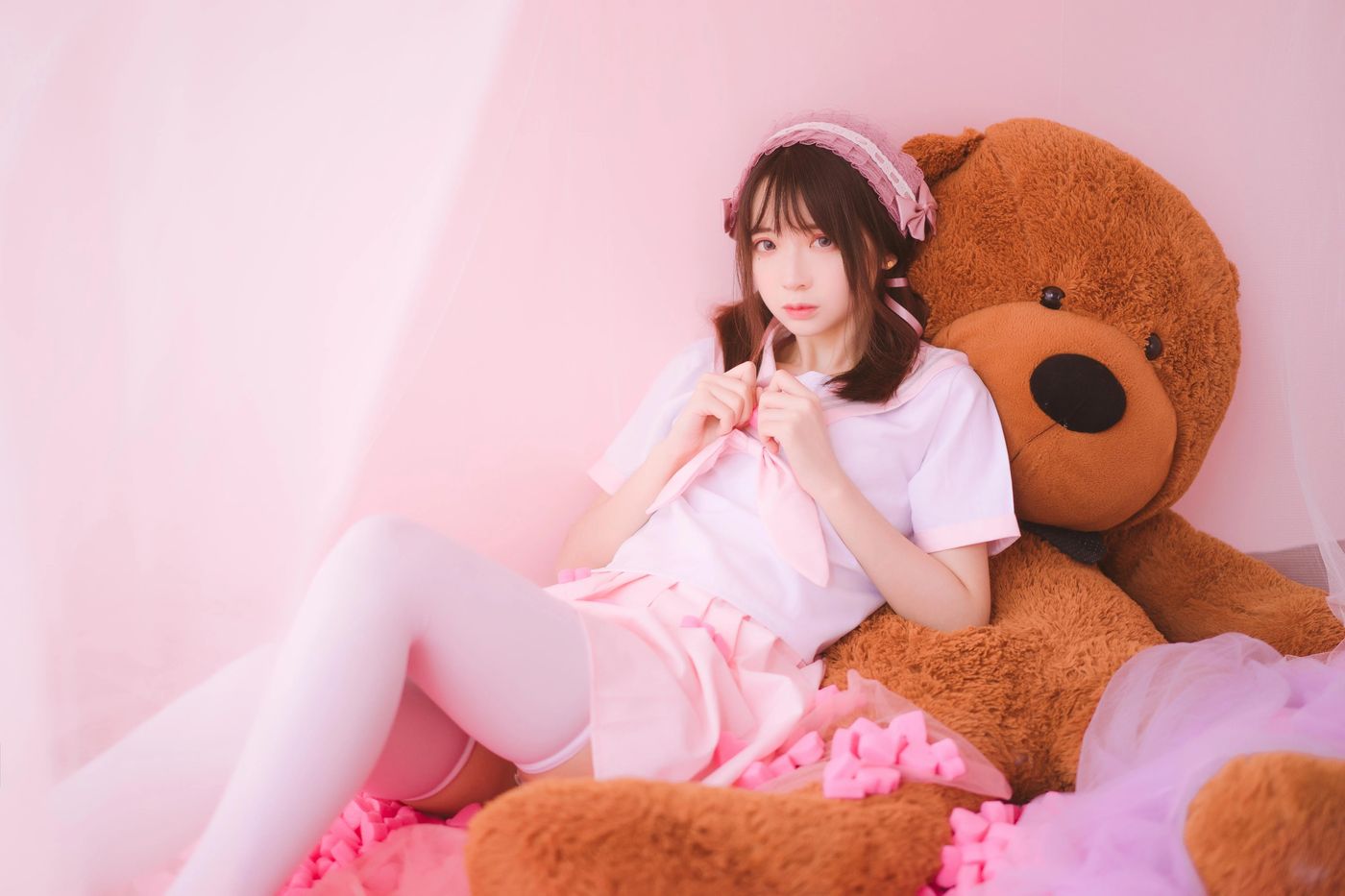 疯猫ss – NO.08 丝袜狂想曲（4套）-03.粉-54P-623M [54P]插图1