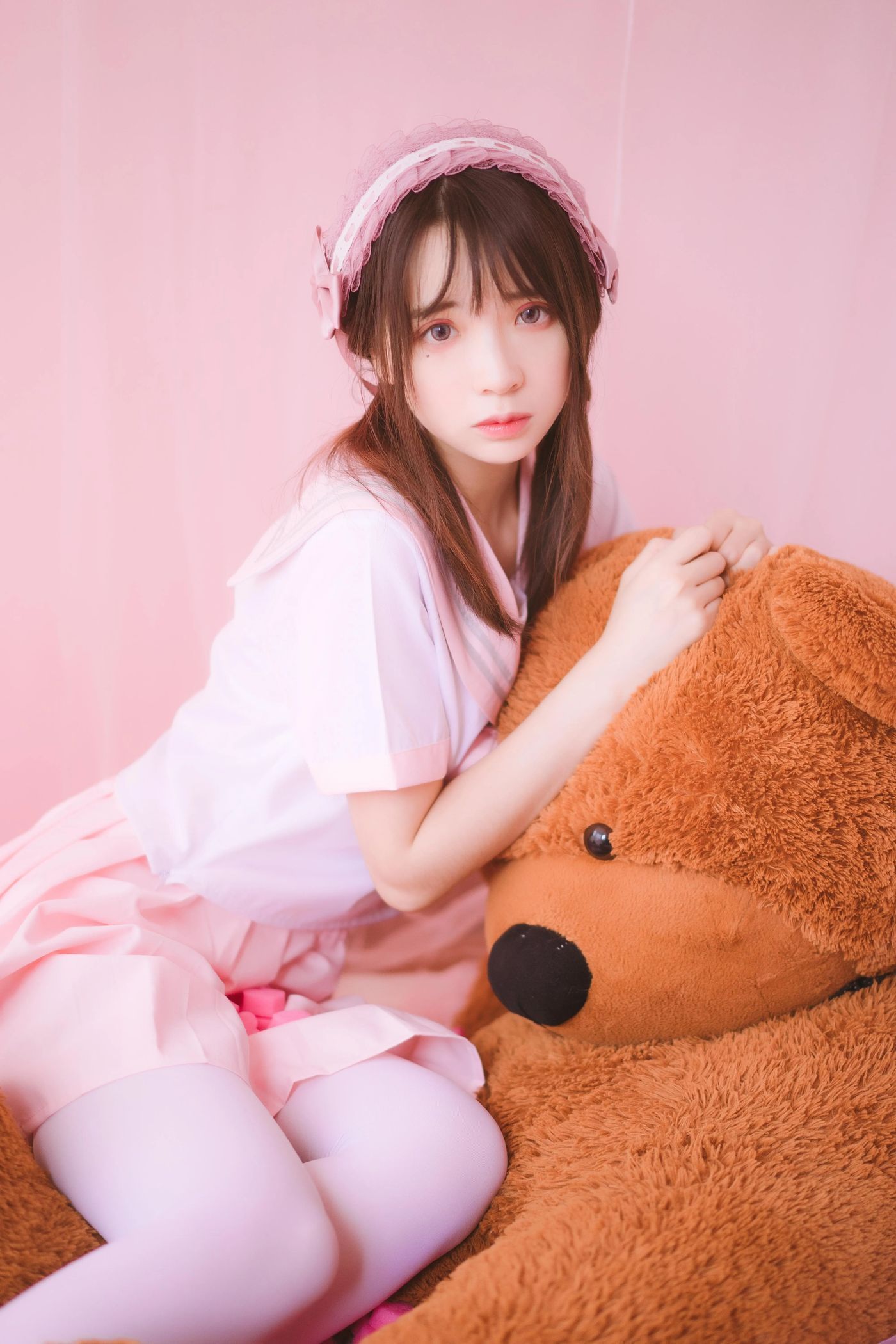 疯猫ss – NO.08 丝袜狂想曲（4套）-03.粉-54P-623M [54P]插图2