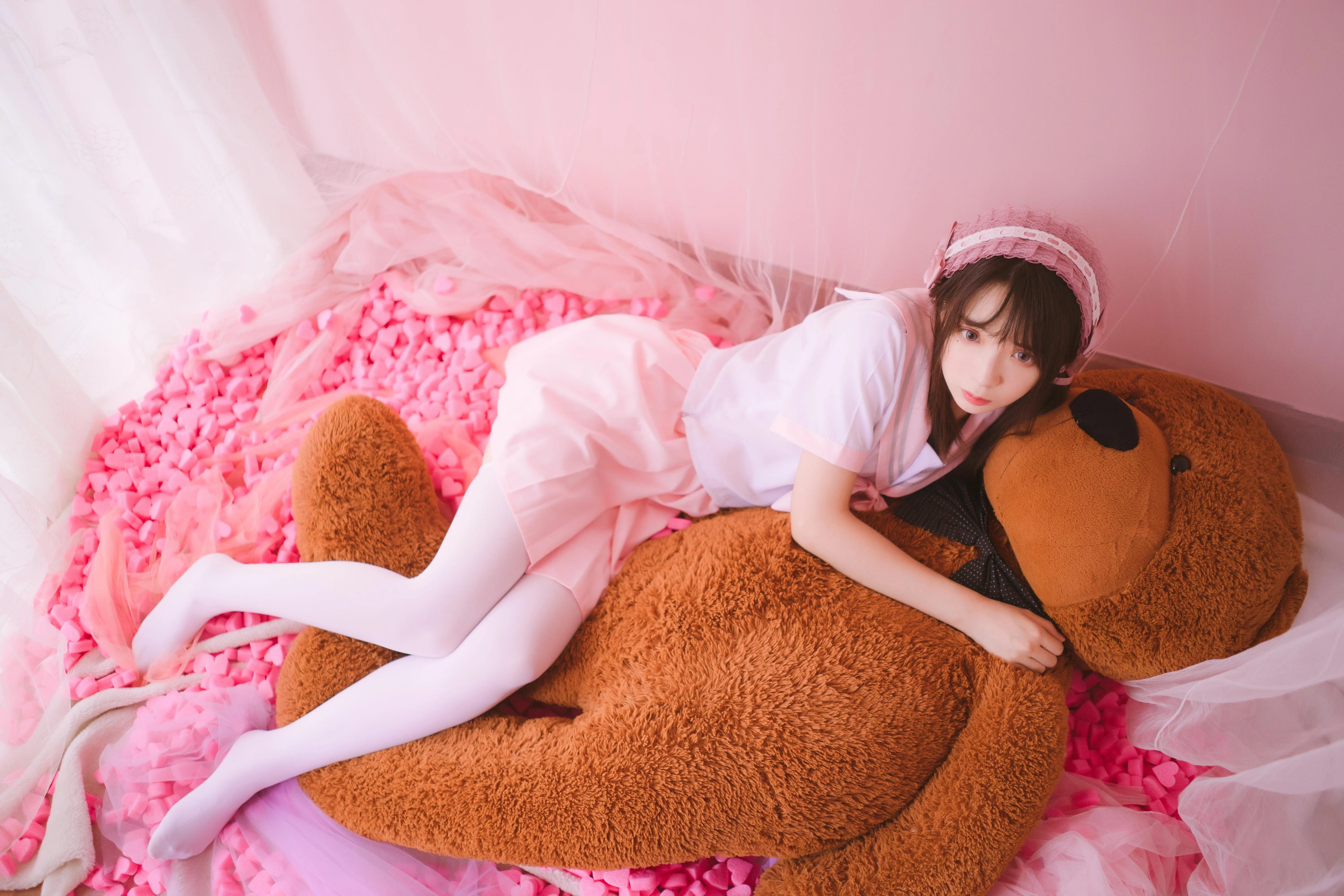 疯猫ss – NO.08 丝袜狂想曲（4套）-03.粉-54P-623M [54P]插图5