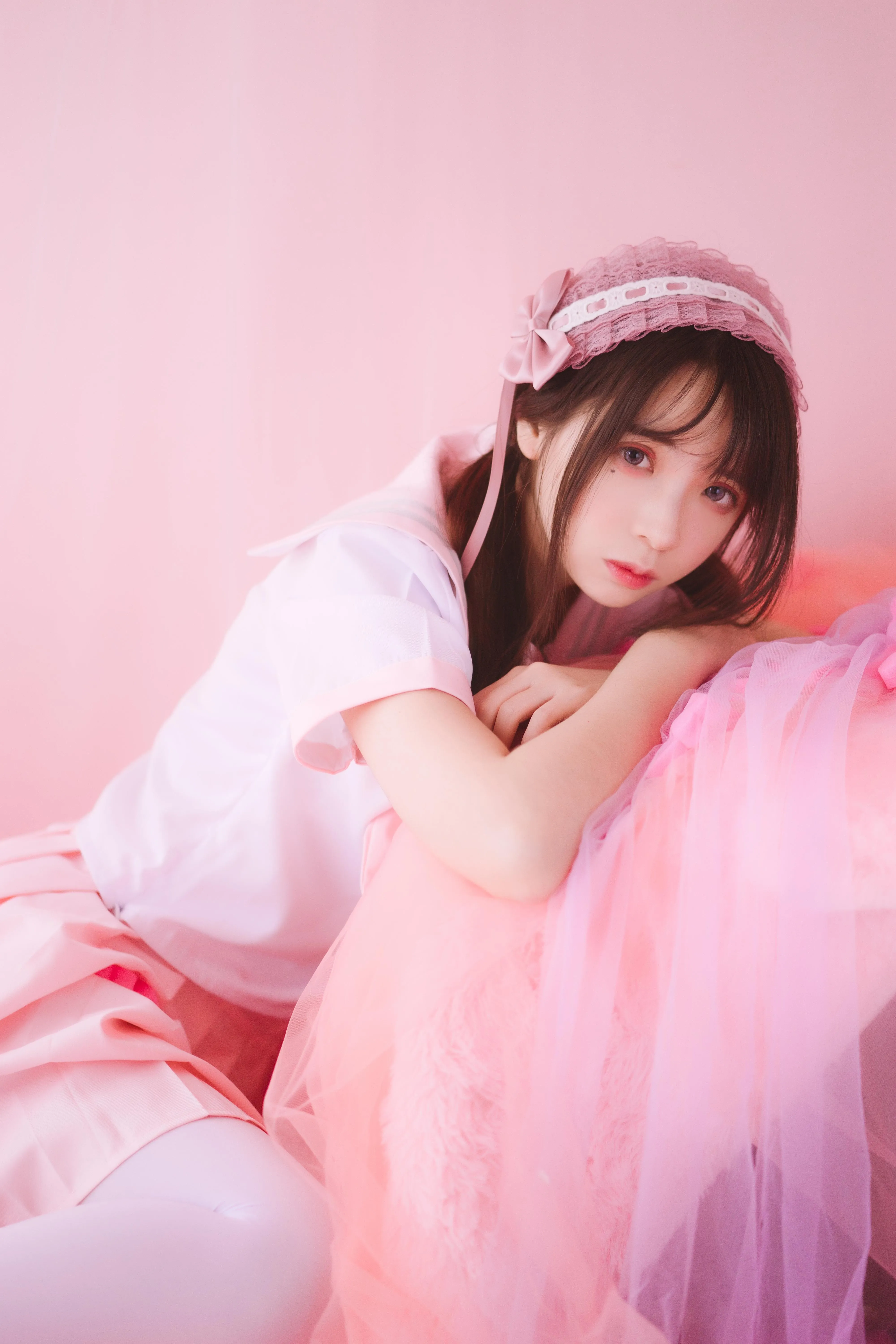 疯猫ss – NO.08 丝袜狂想曲（4套）-03.粉-54P-623M [54P]插图8