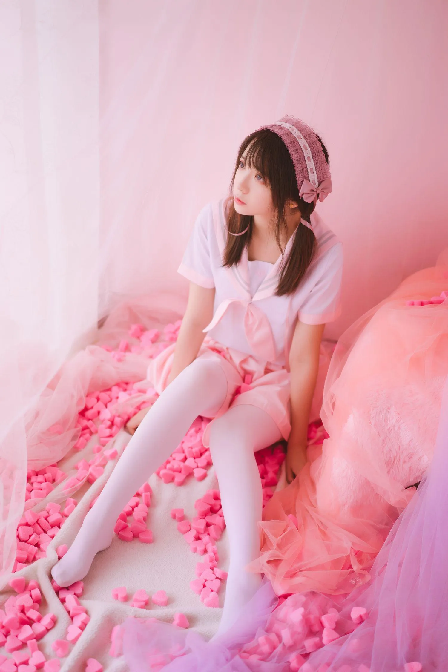 疯猫ss – NO.08 丝袜狂想曲（4套）-03.粉-54P-623M [54P]插图