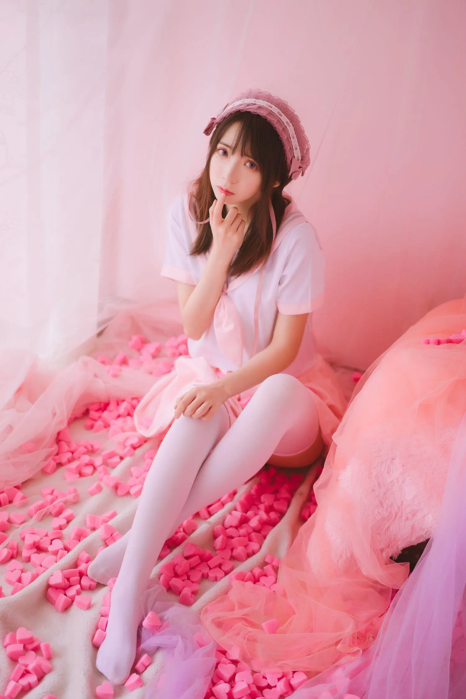 疯猫ss – NO.08 丝袜狂想曲（4套）-03.粉-54P-623M [54P]插图2