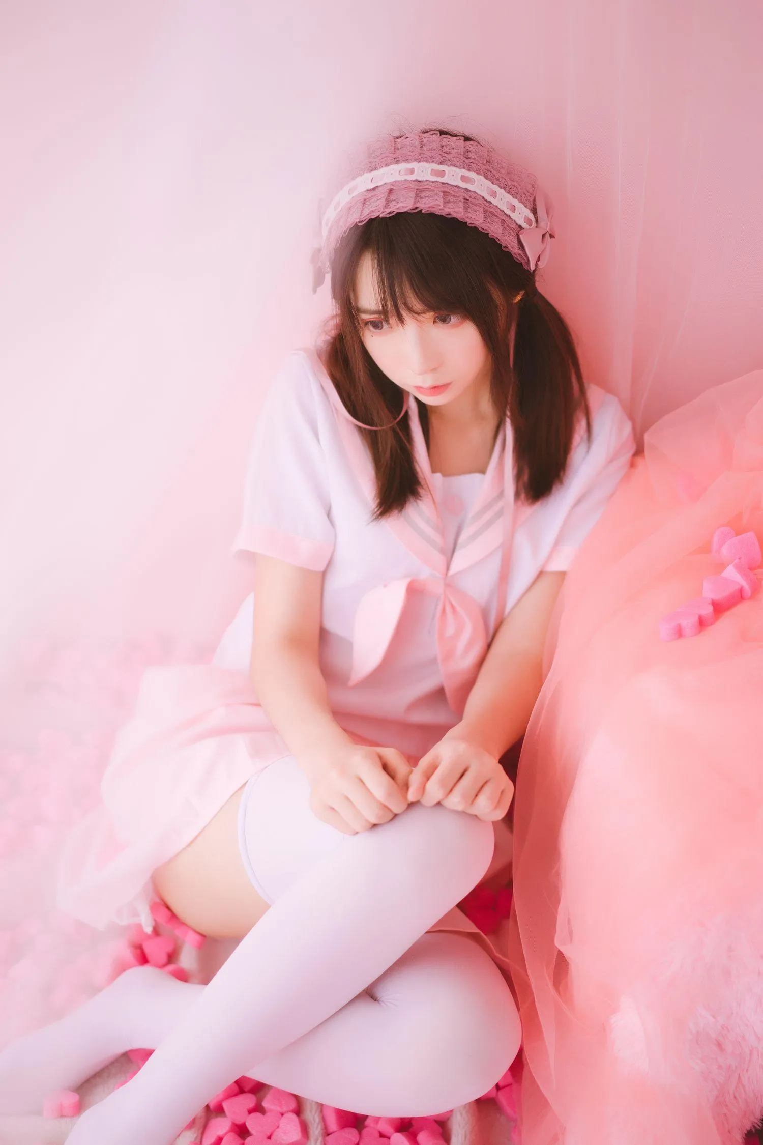 疯猫ss – NO.08 丝袜狂想曲（4套）-03.粉-54P-623M [54P]插图3