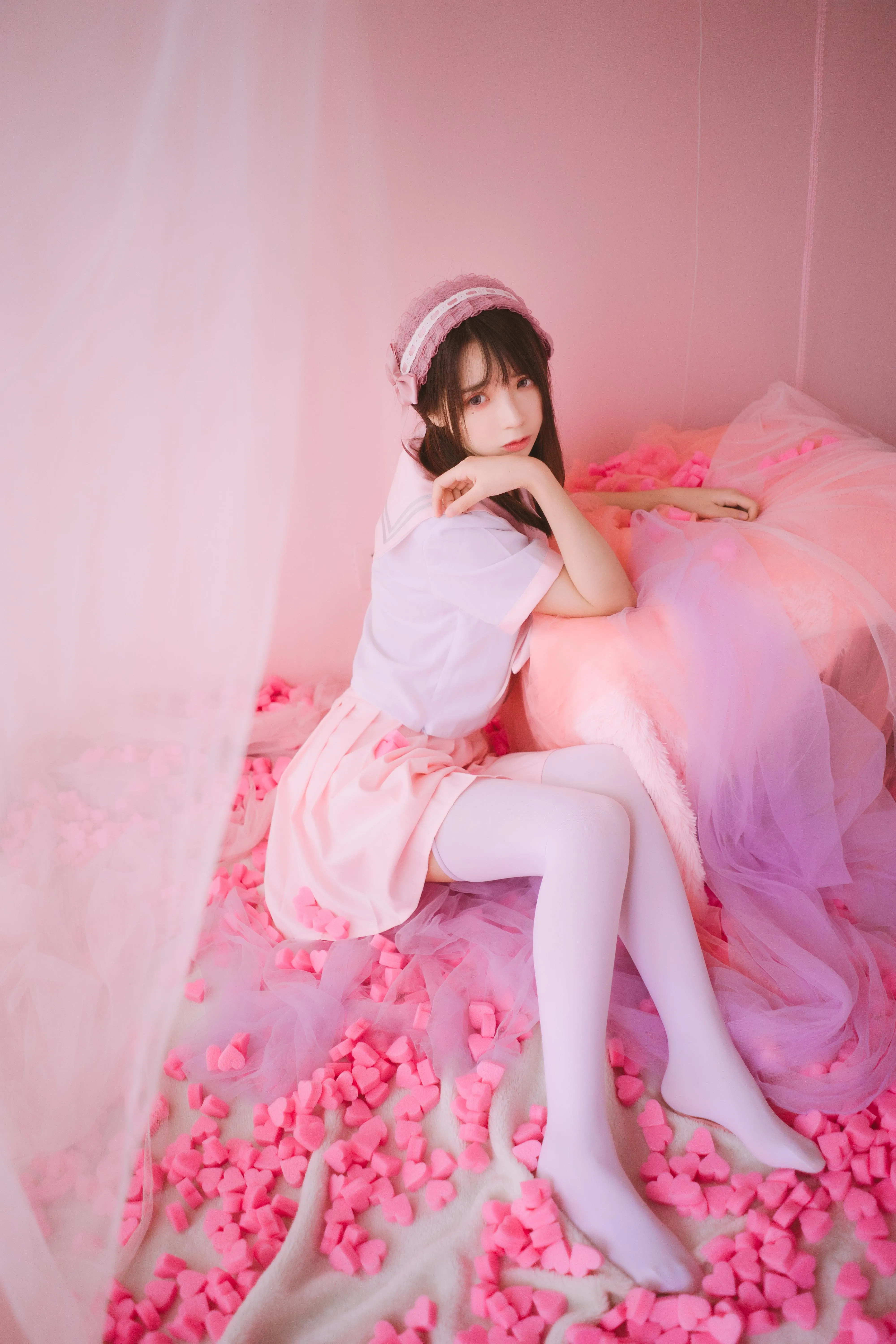 疯猫ss – NO.08 丝袜狂想曲（4套）-03.粉-54P-623M [54P]插图5
